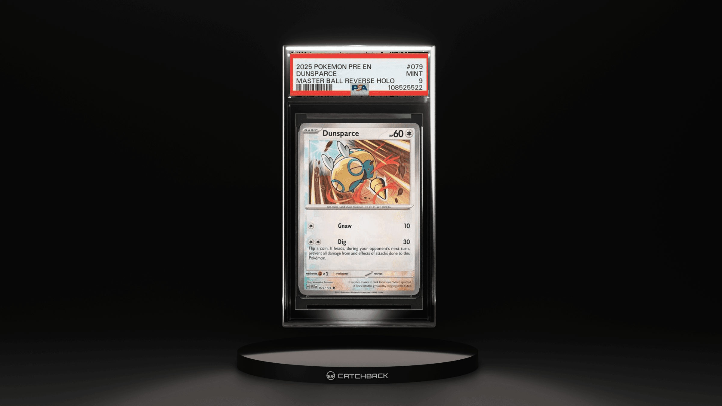 Dunsparce Master Ball Reverse Holo