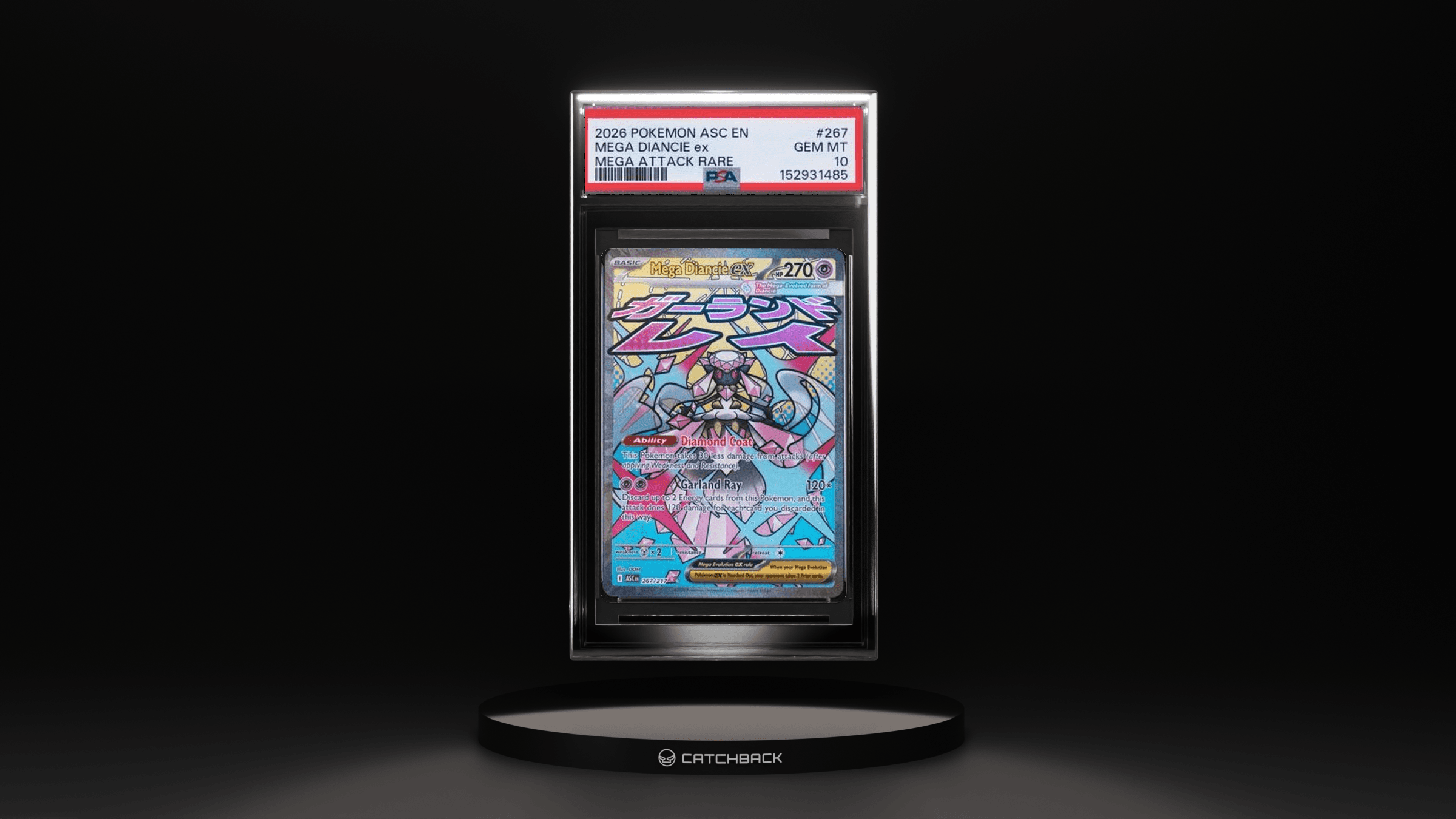 Mega Diancie Ex Mega Attack Rare