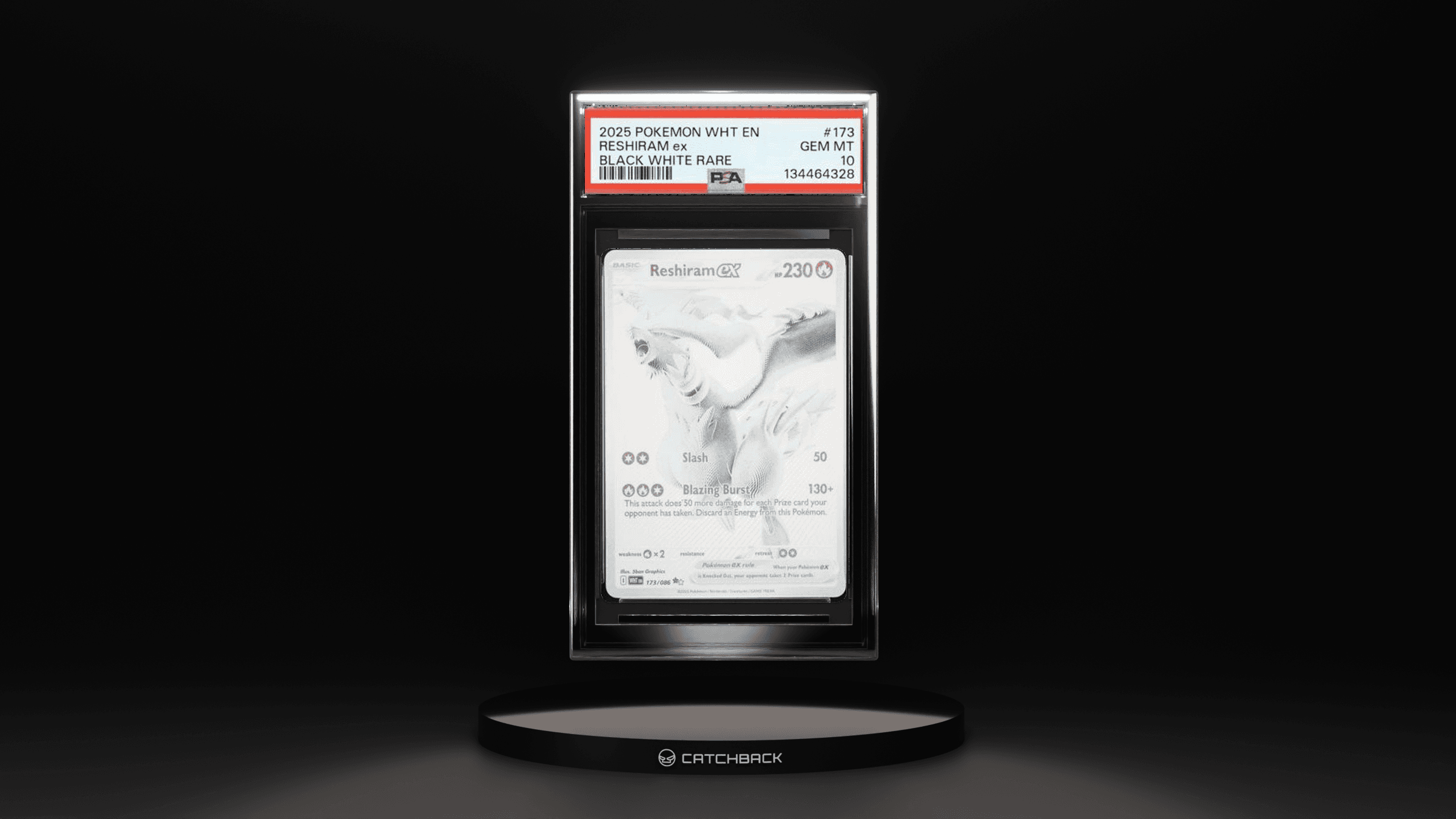 Reshiram Ex Black White Rare
