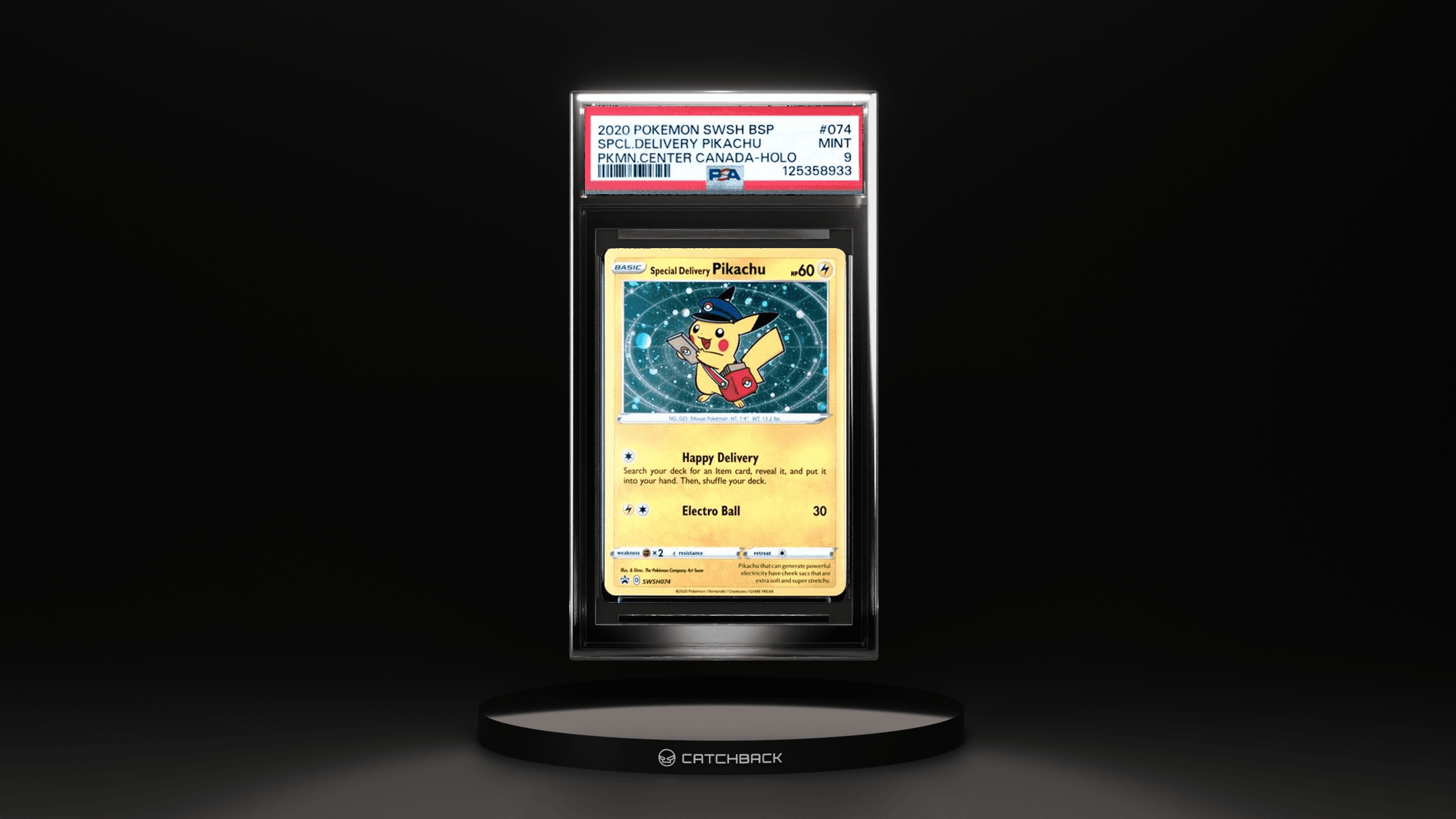 Spcl.delivery Pikachu Pkmn.center Canada-holo