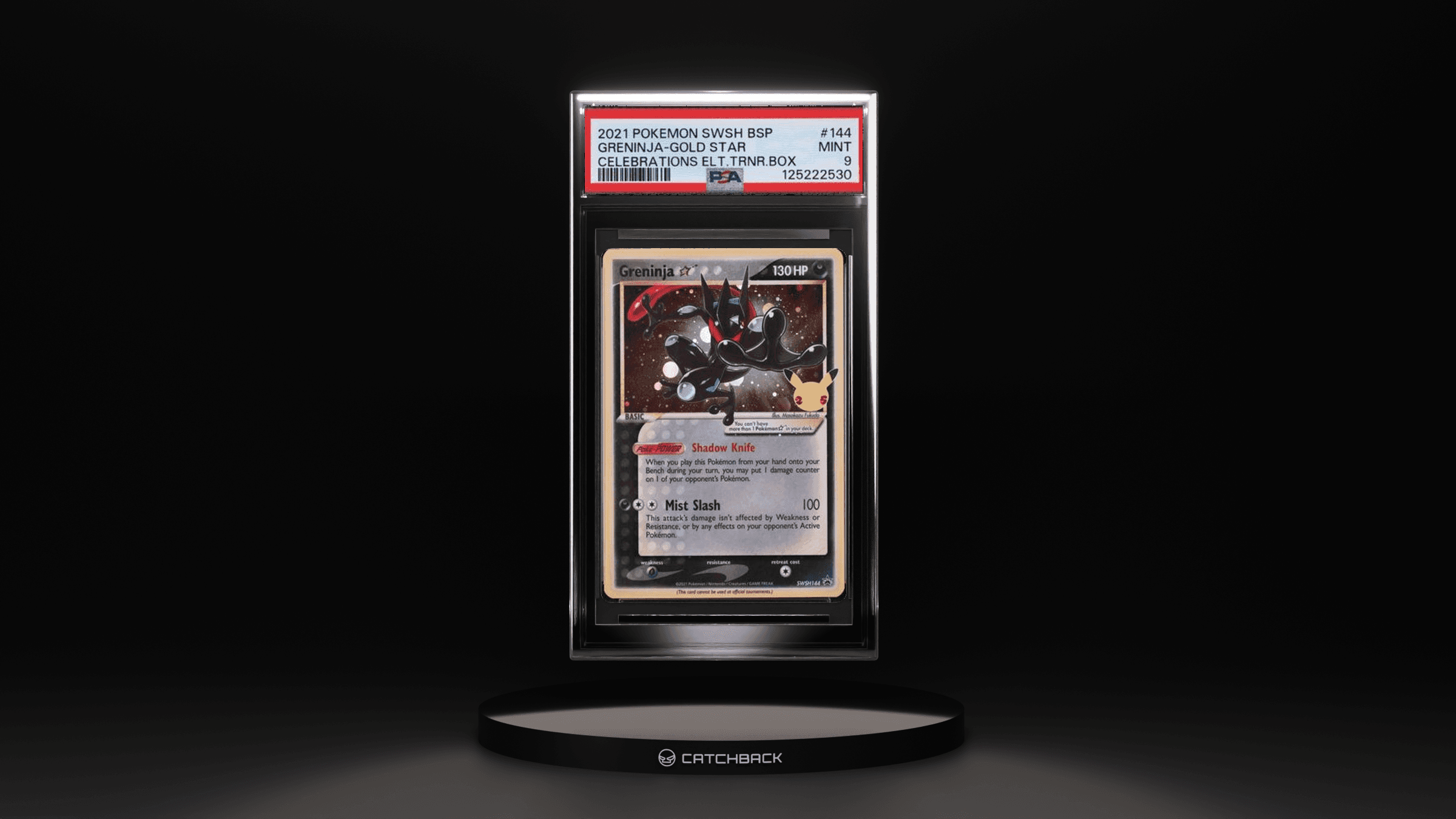 Greninja-gold Star Celebrations Elt.trnr.box
