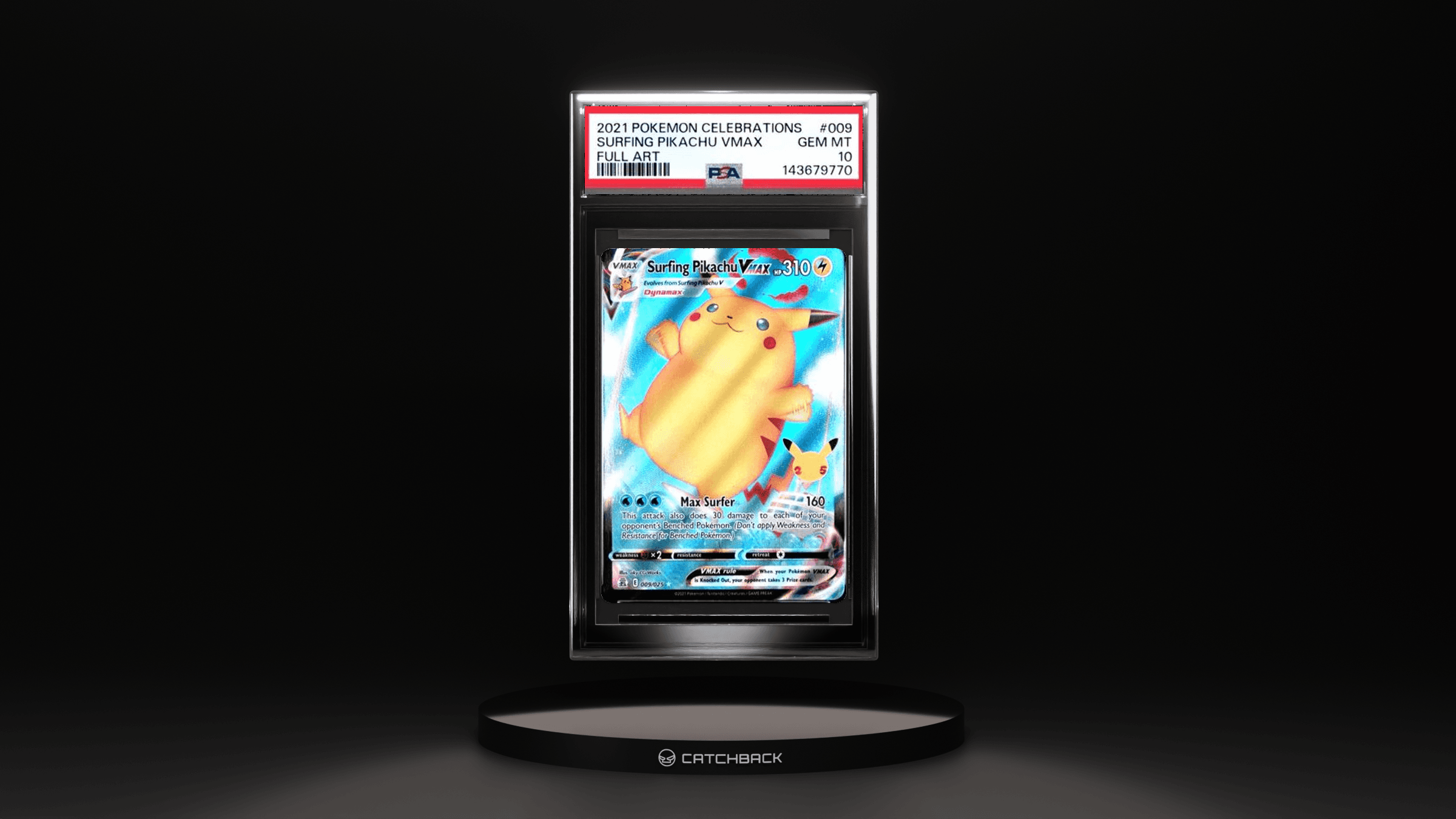 Surfing Pikachu Vmax Full Art