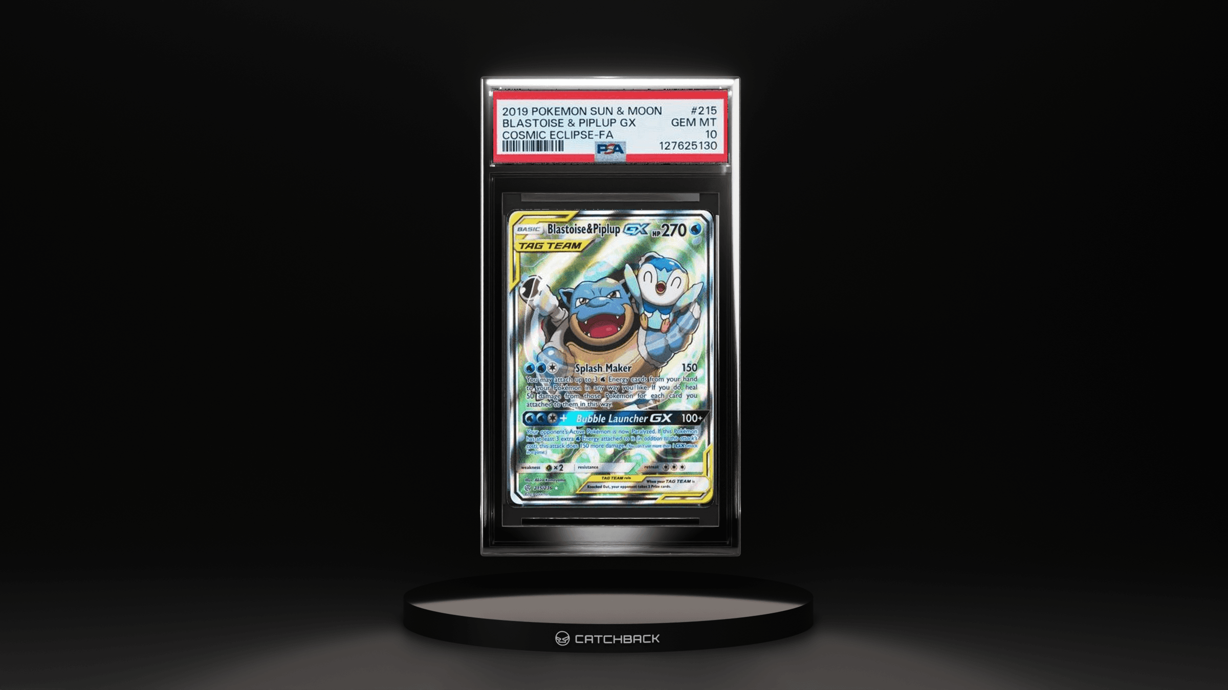 Blastoise & Piplup Gx Cosmic Eclipse-fa