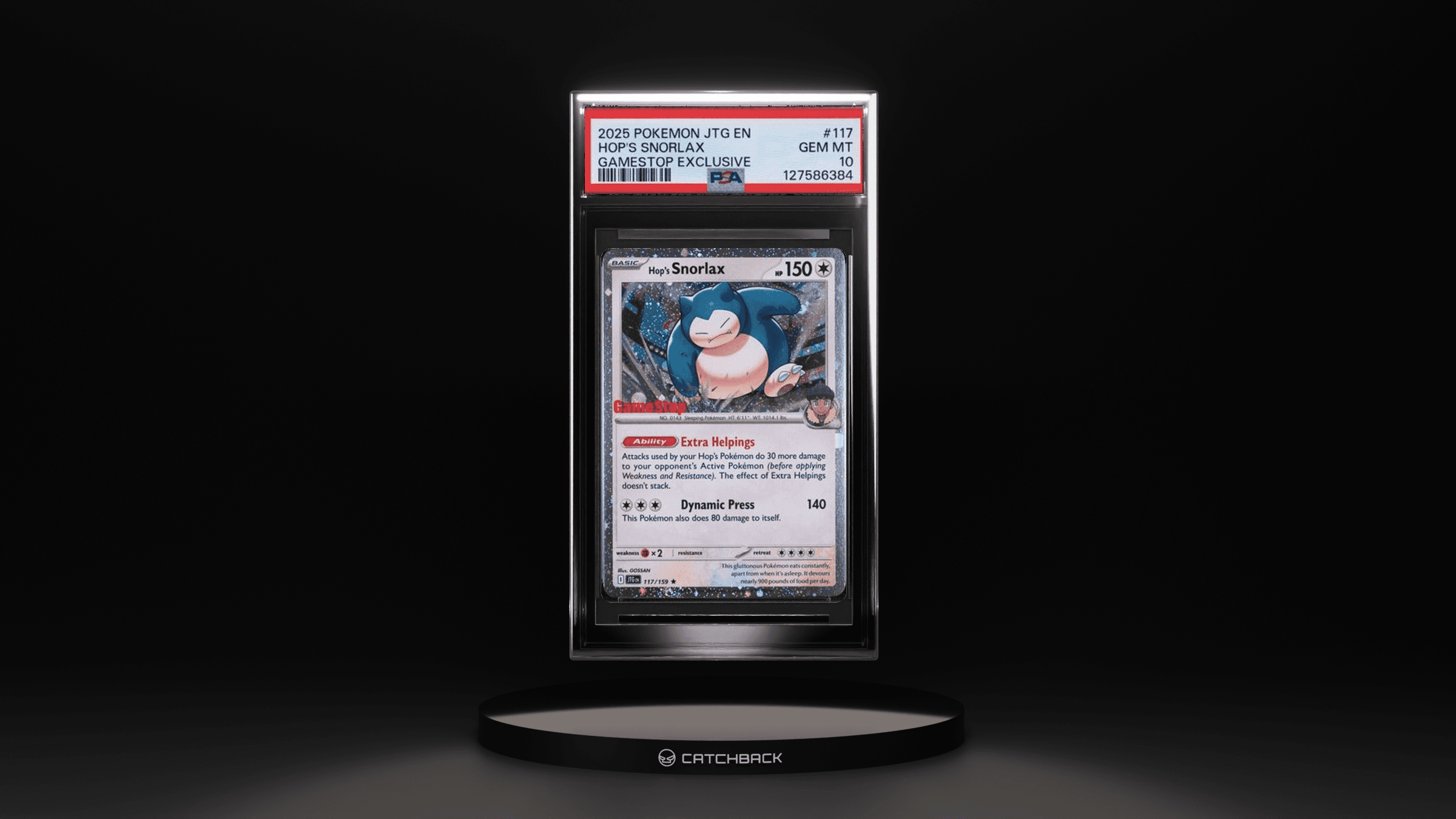 Hop's Snorlax Gamestop Exclusive