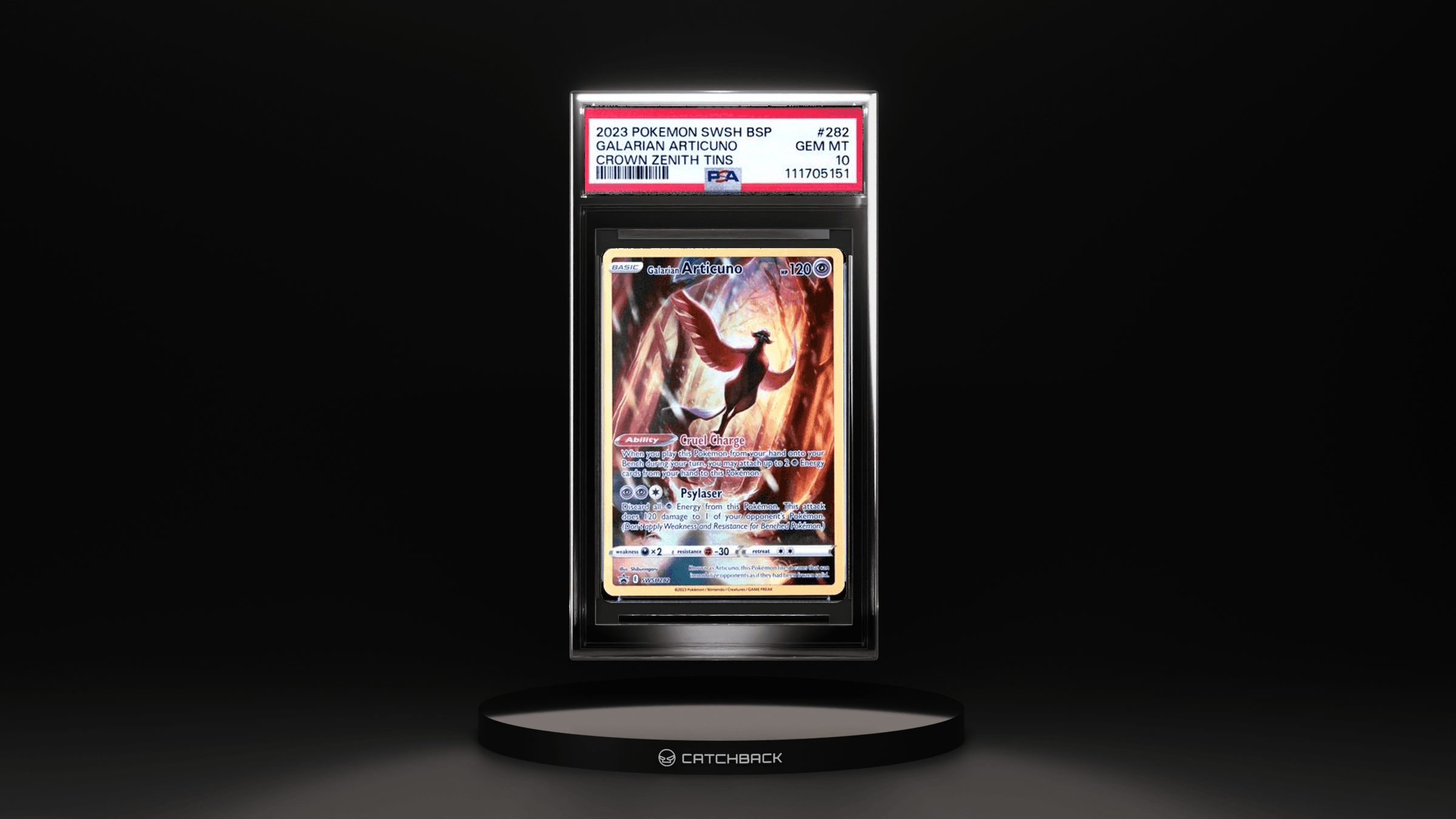 Galarian Articuno Crown Zenith Tin