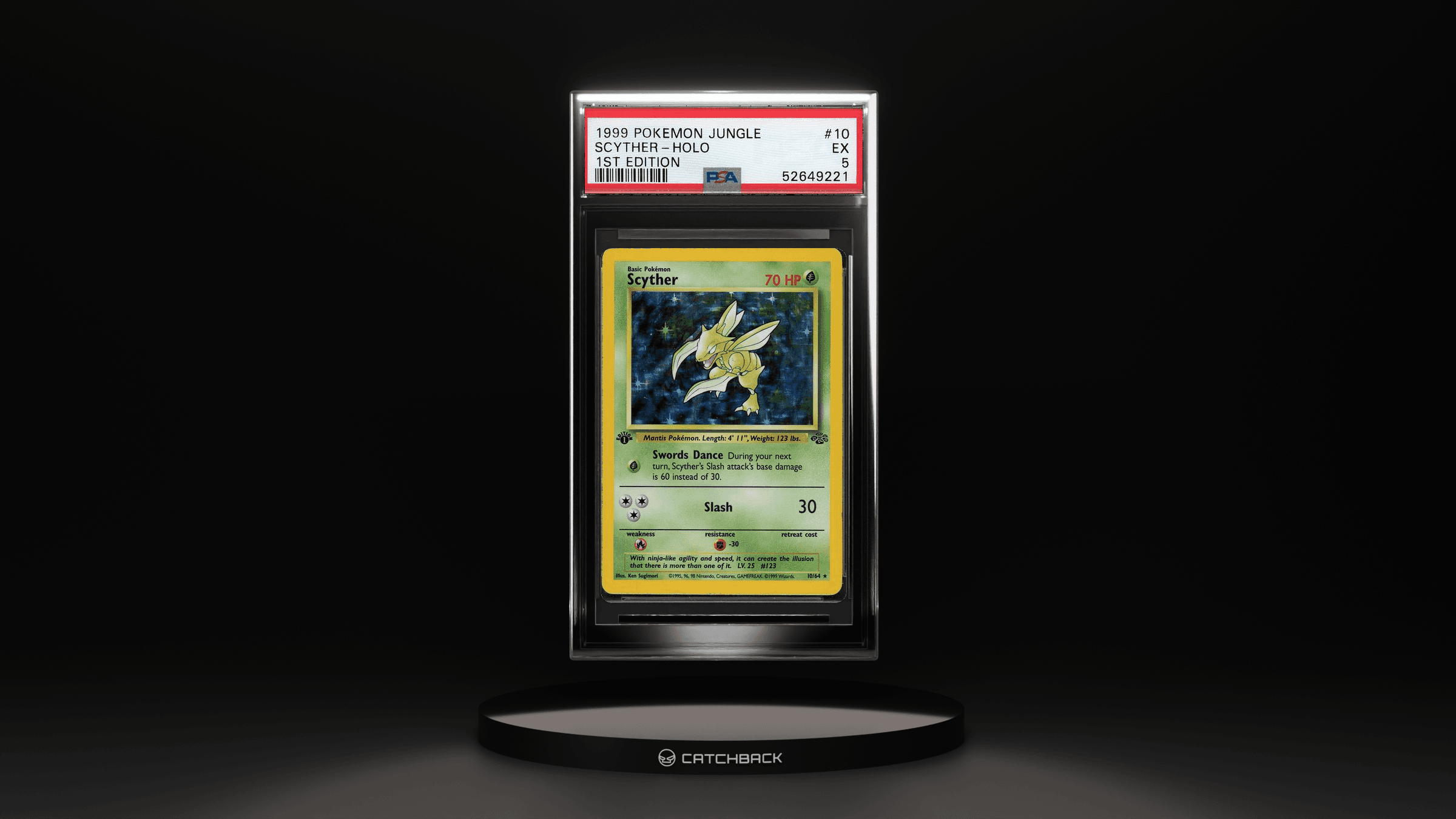 Scyther-holo 1st Edition
