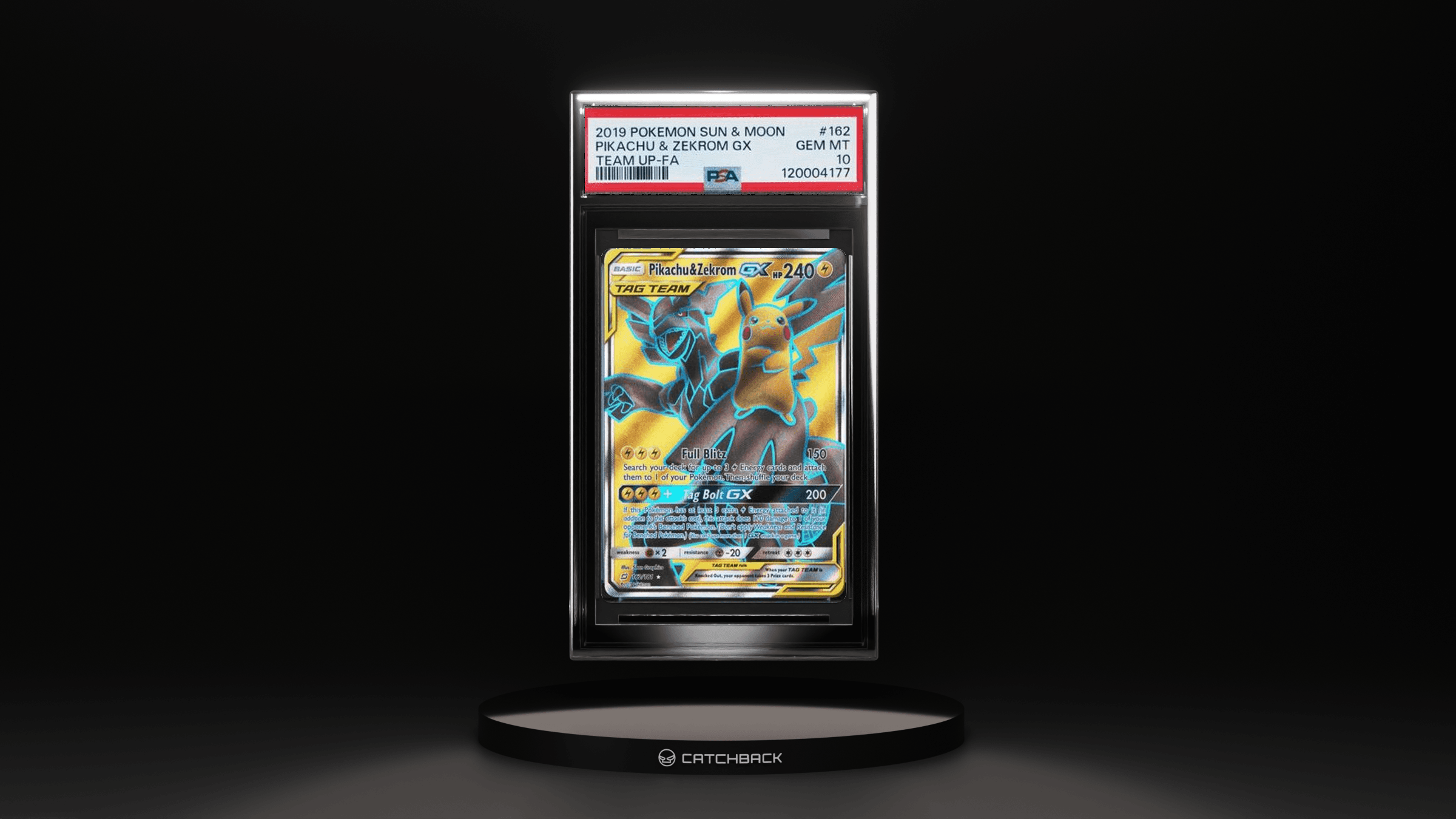 Pikachu & Zekrom Gx Team Up-fa