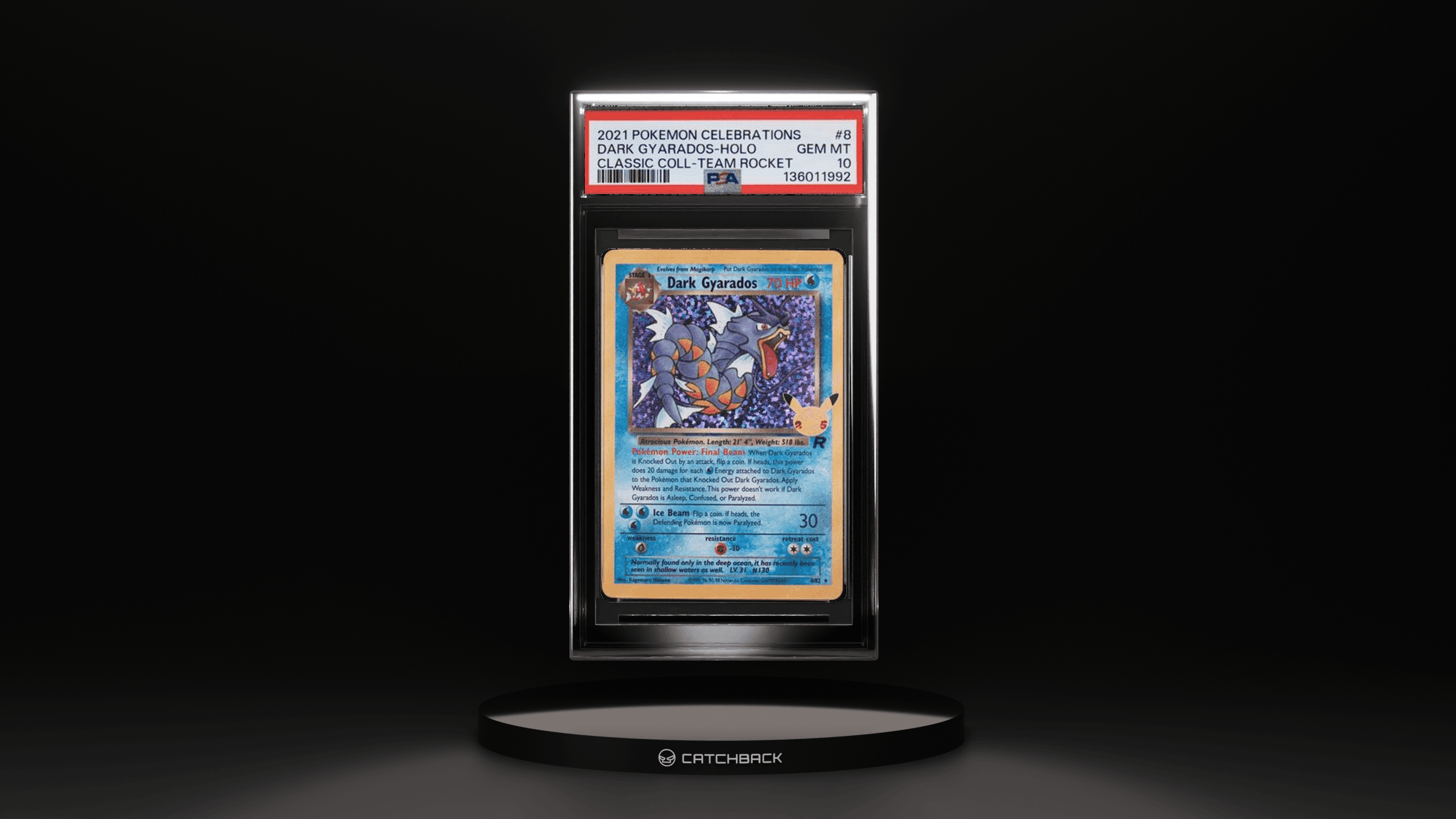 Dark Gyarados-holo Classic Coll-team Rocket