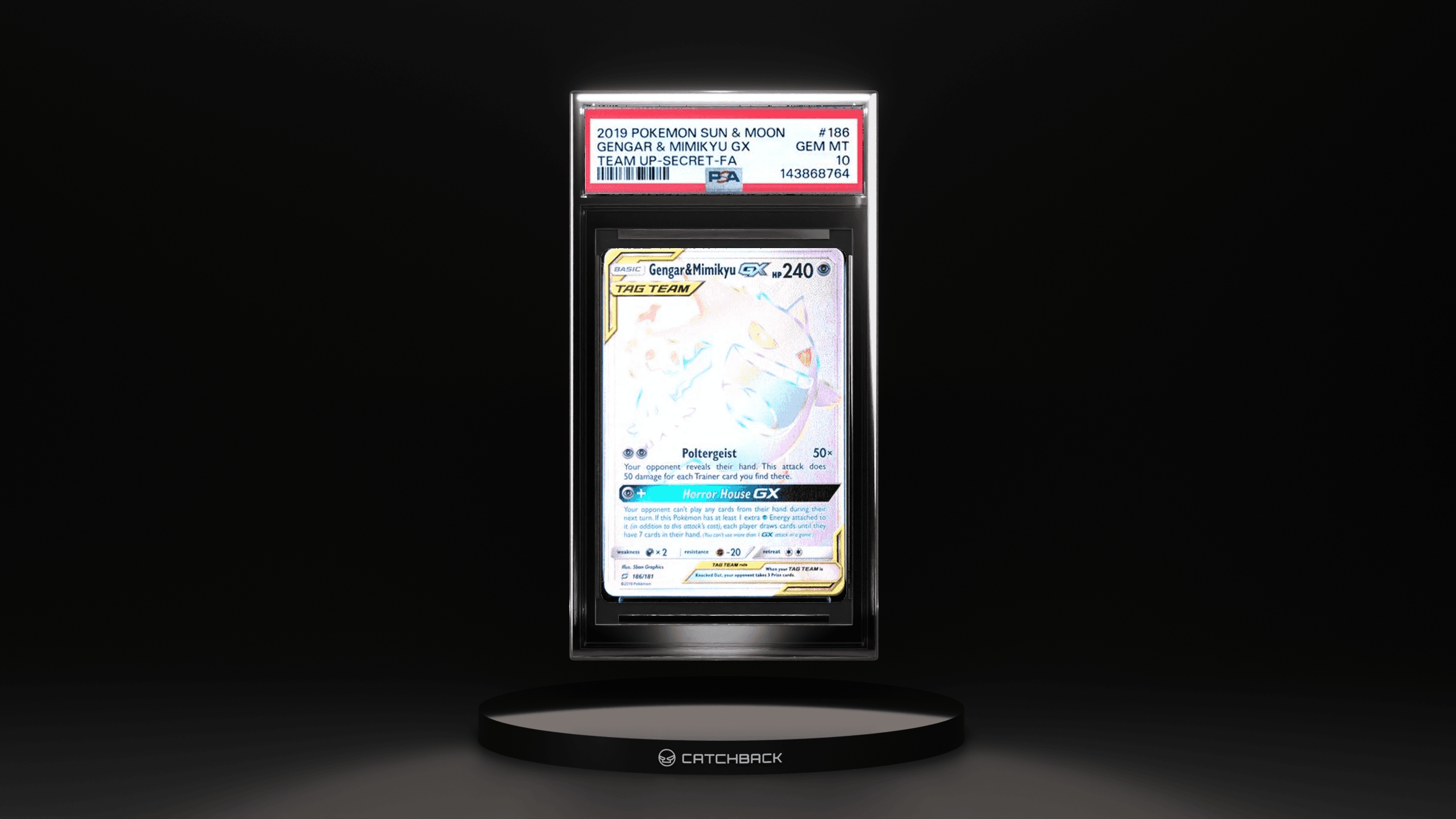 Gengar & Mimikyu Gx Team Up-secret-fa