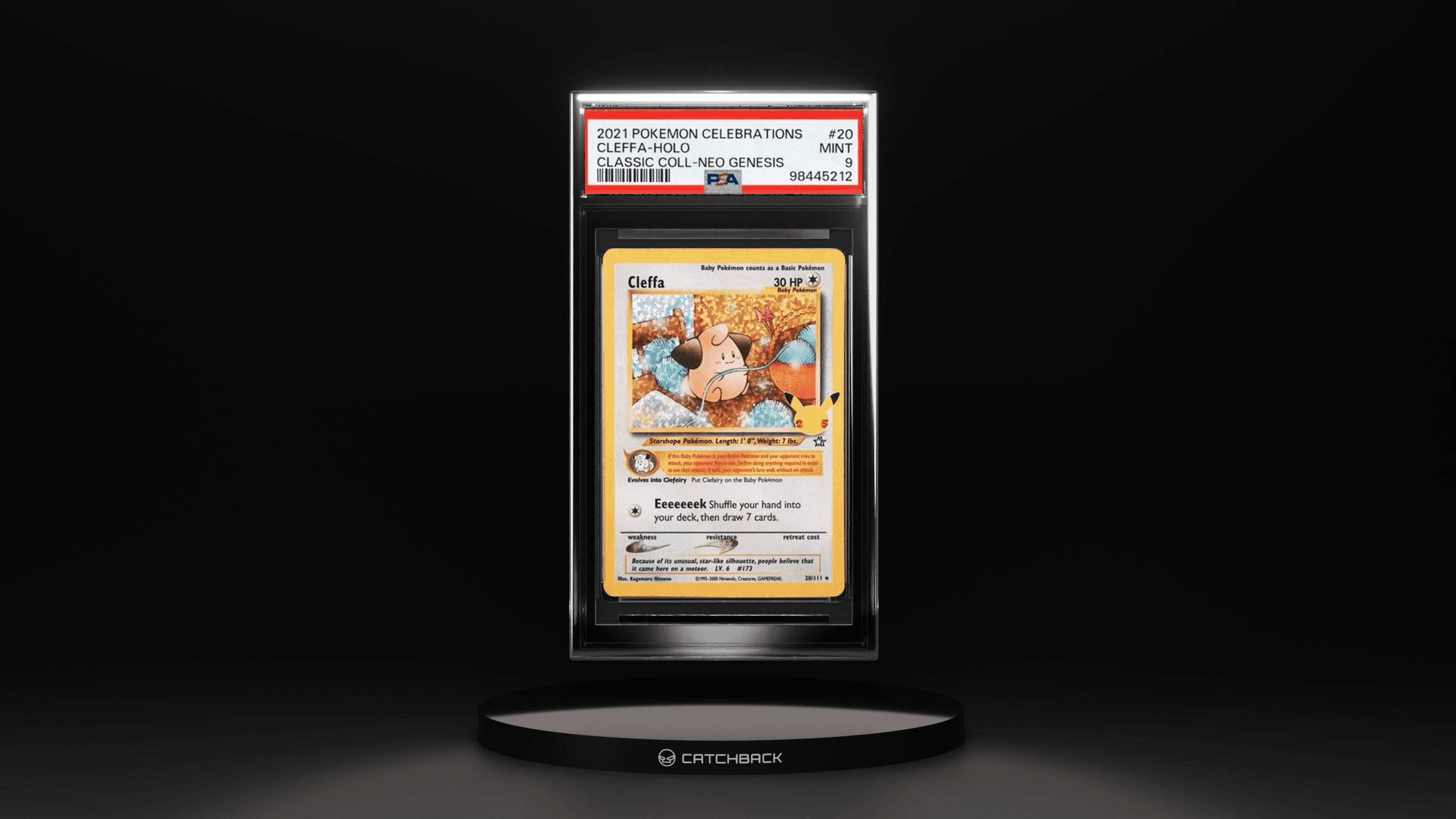 Cleffa-holo Classic Coll-neo Genesis