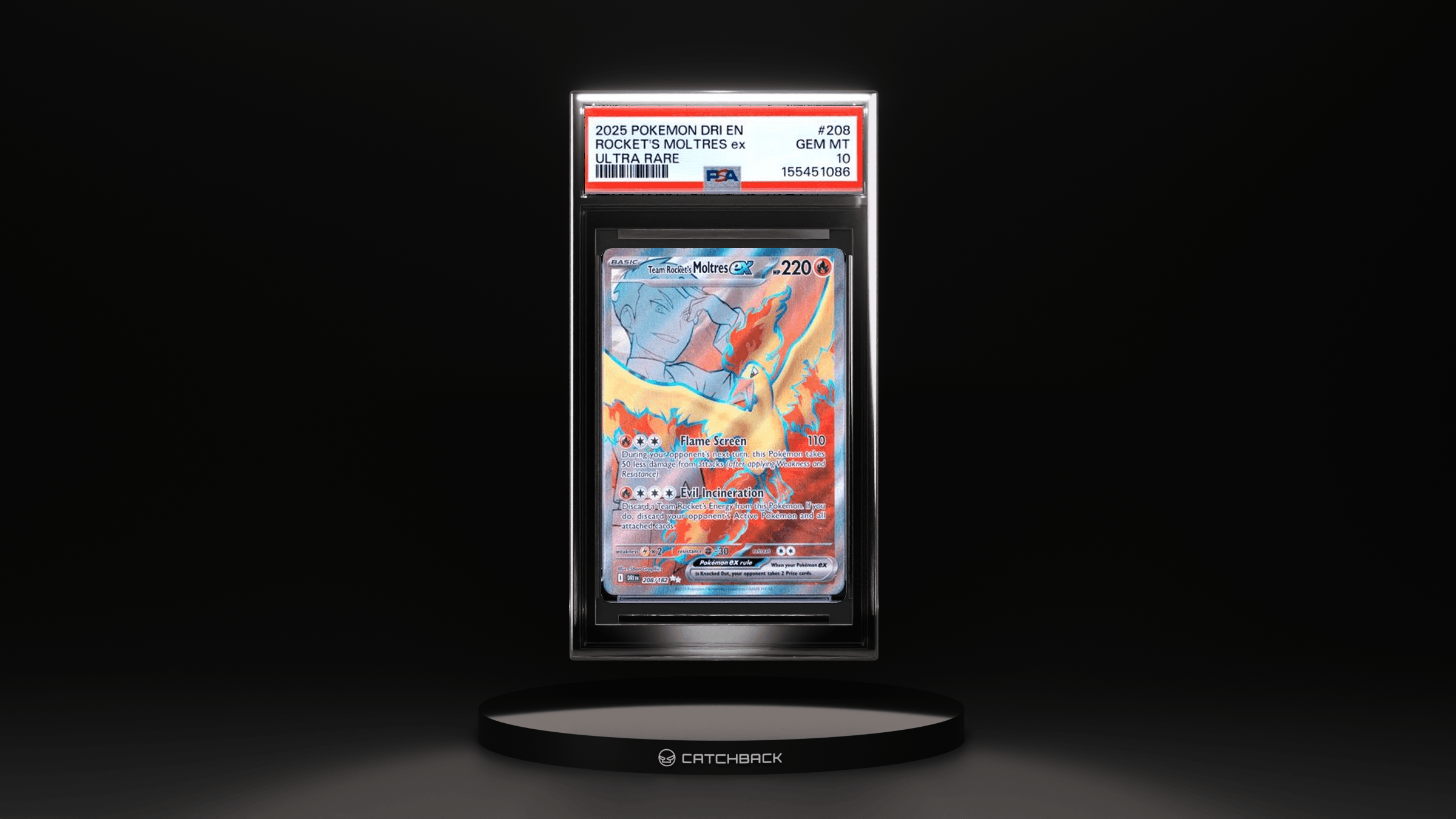 Rocket's Moltres Ex Ultra Rare
