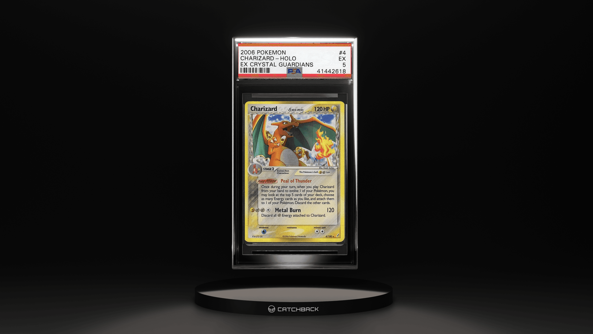 Charizard-holo Crystal Guardians