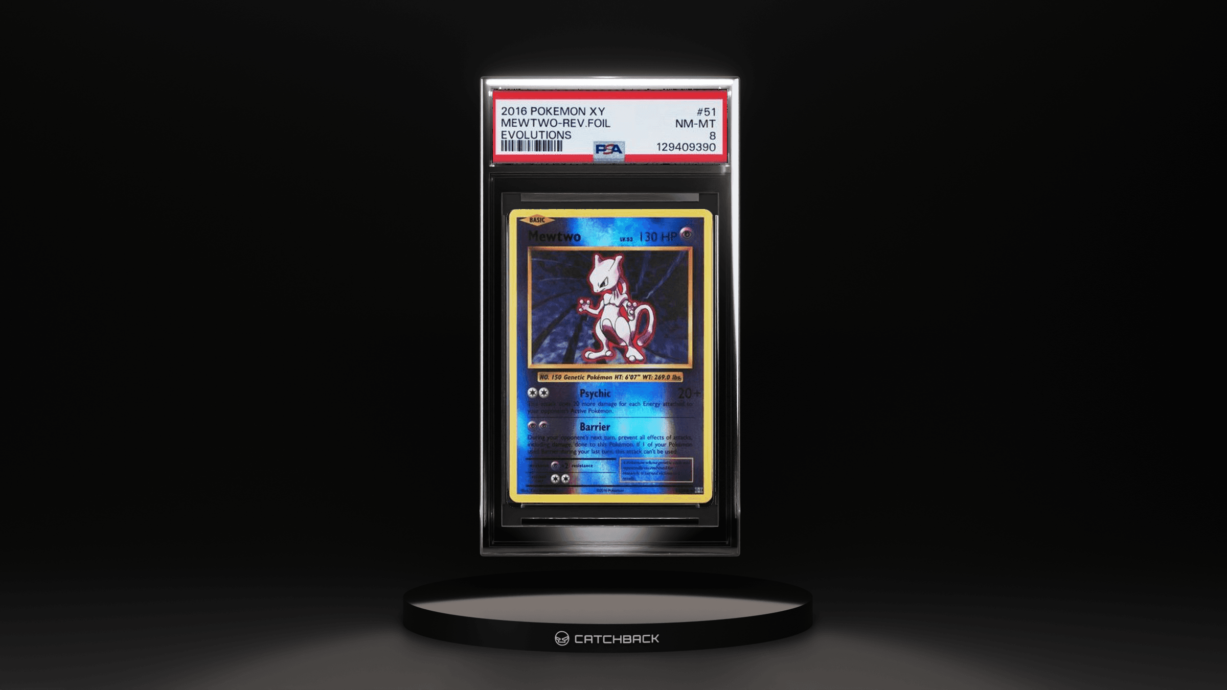 Mewtwo-rev.foil Evolutions
