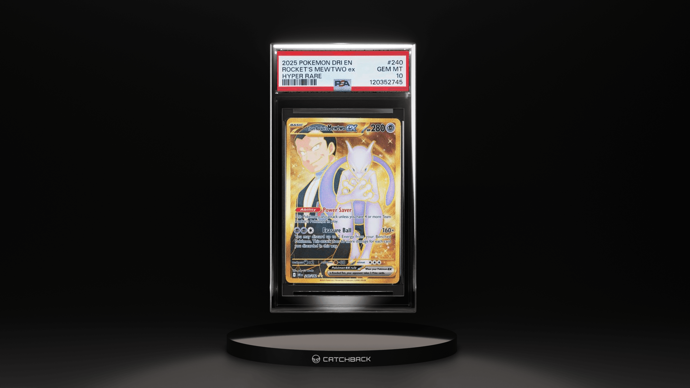 Rocket's Mewtwo Ex Hyper Rare