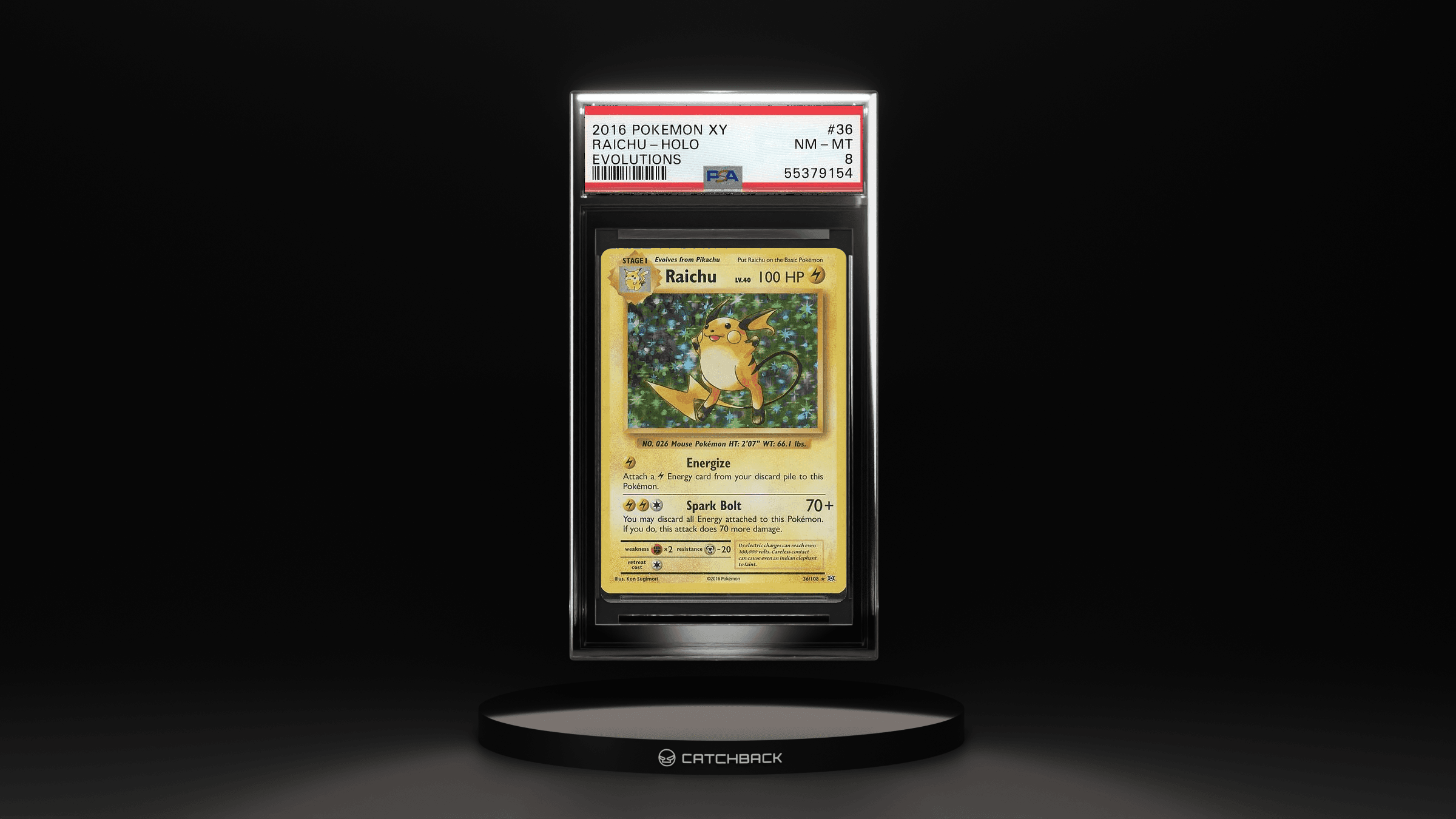 Raichu-holo Evolutions