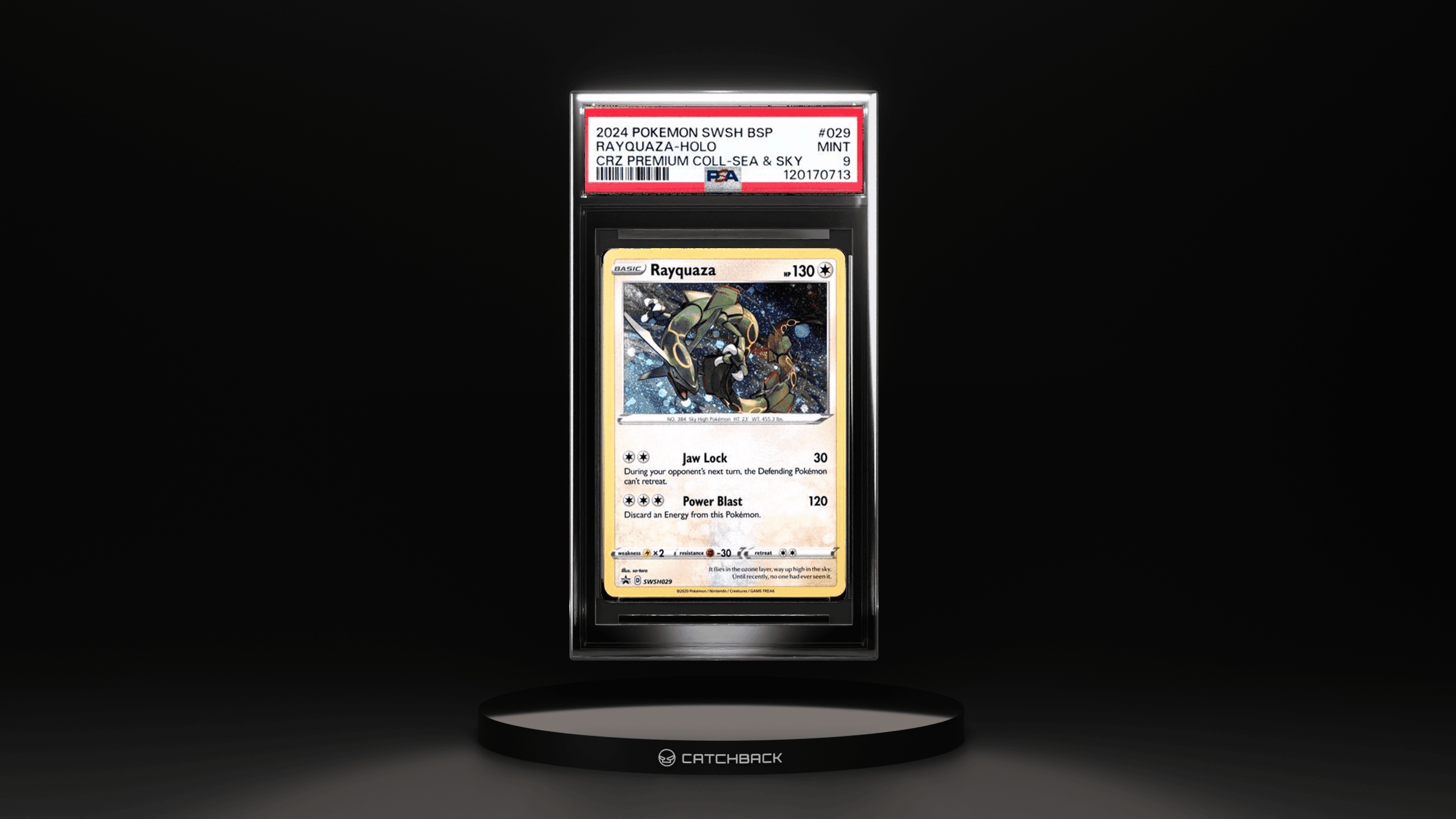 Rayquaza-holo Crz Premium Coll-sea & Sky