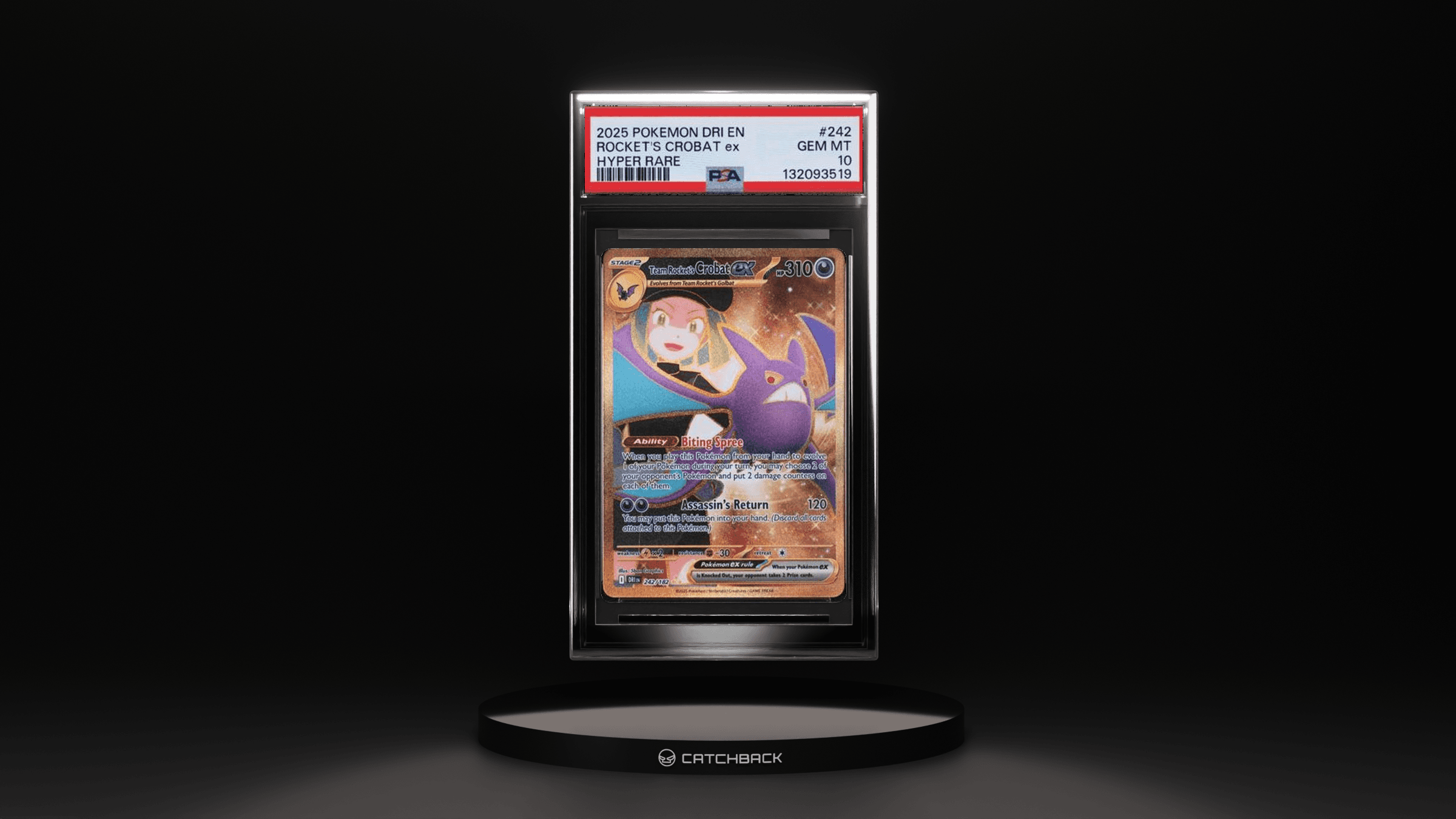 Rocket's Crobat Ex Hyper Rare