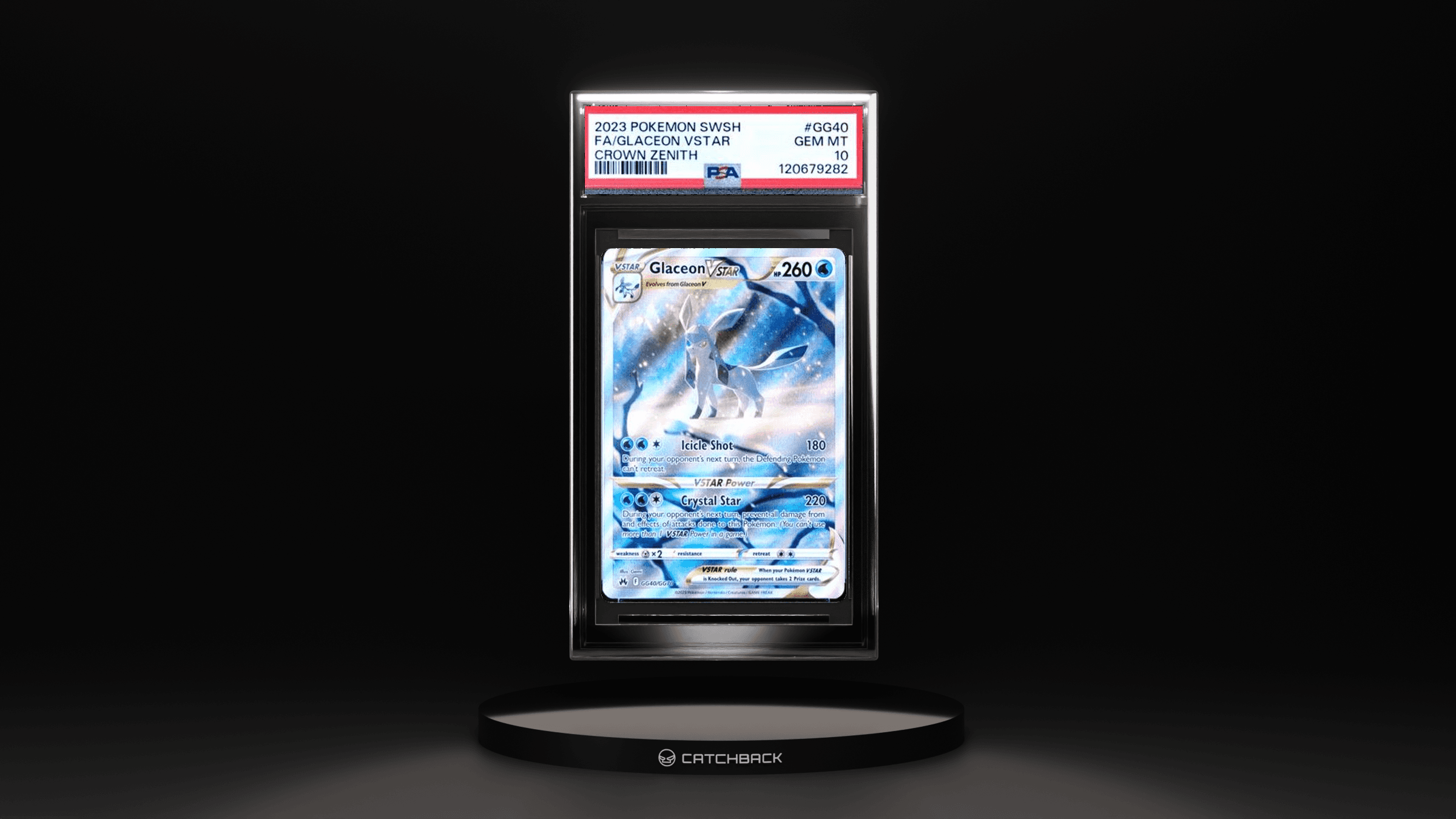 Fa/ Glaceon Vstar Crown Zenith