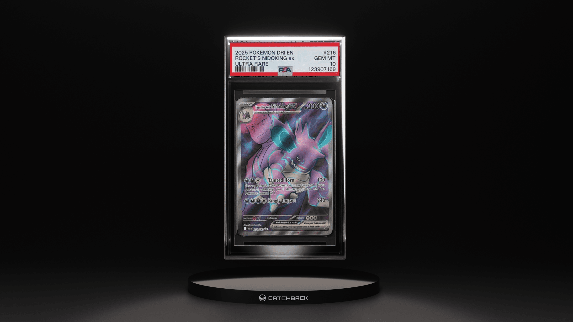 Rocket's Nidoking Ex Ultra Rare