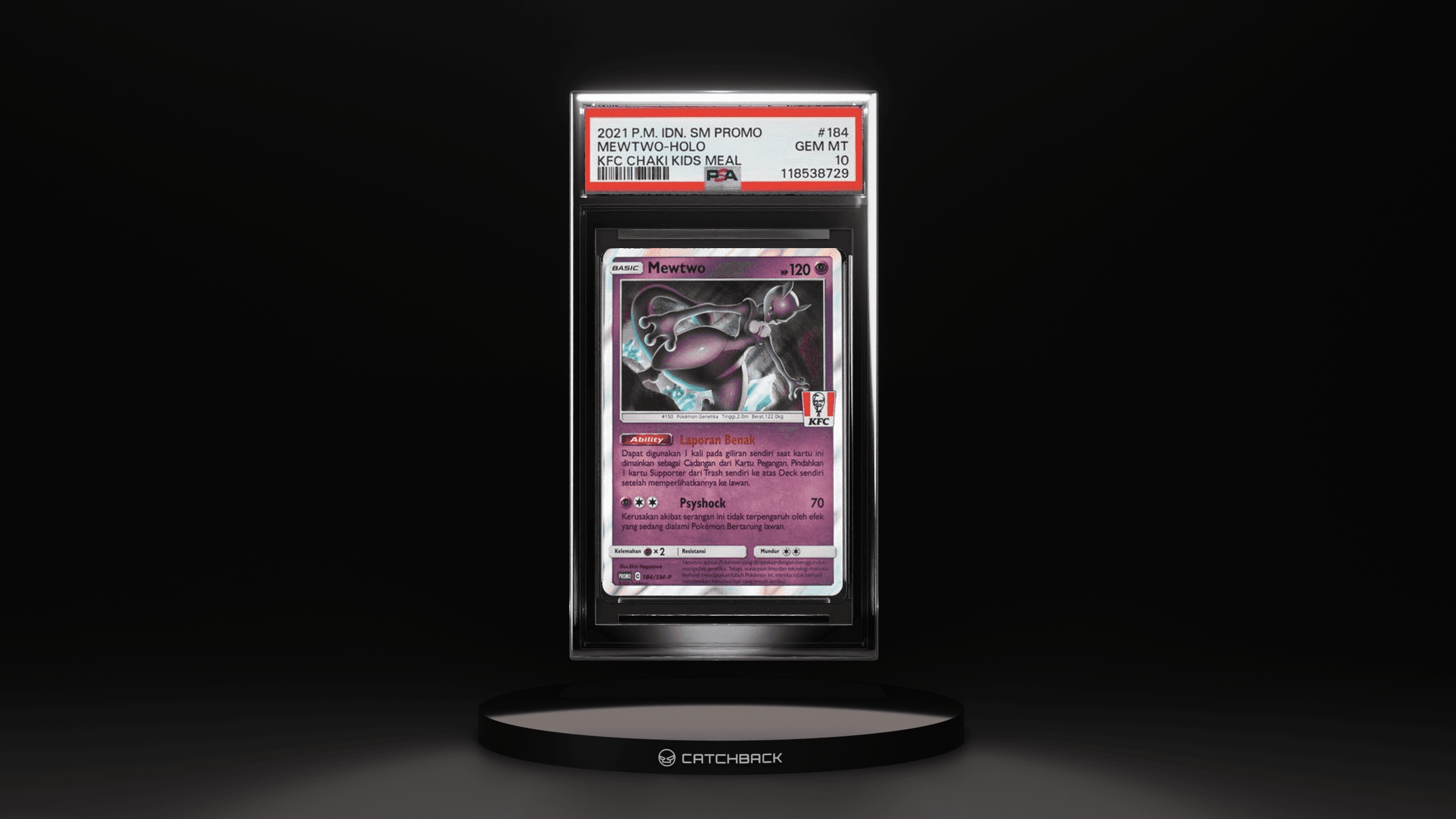 Mewtwo-holo Kfc Chaki Kids Meal