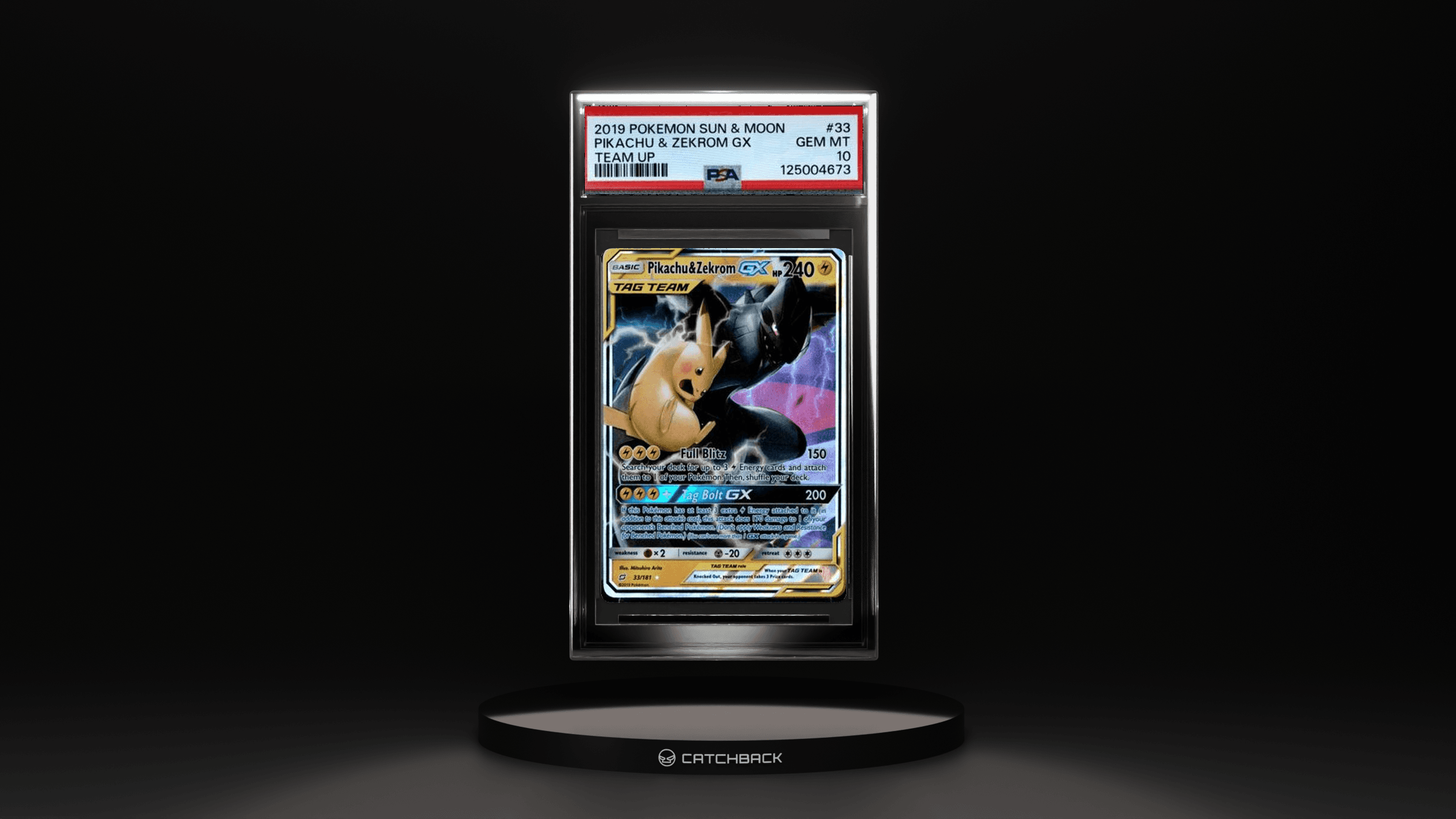 Pikachu & Zekrom Gx Team Up