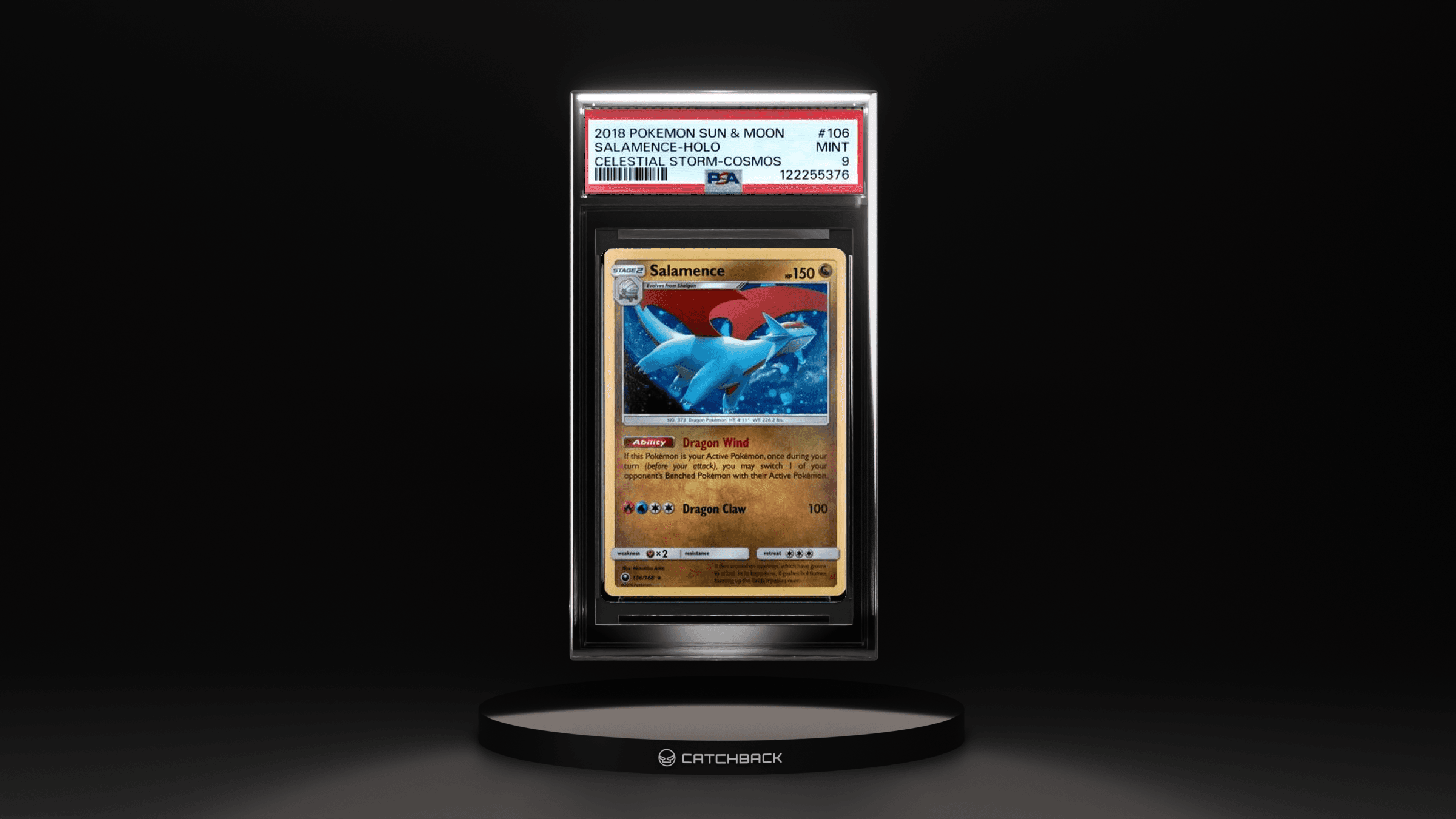 Salamence-holo Celestial Storm-cosmos