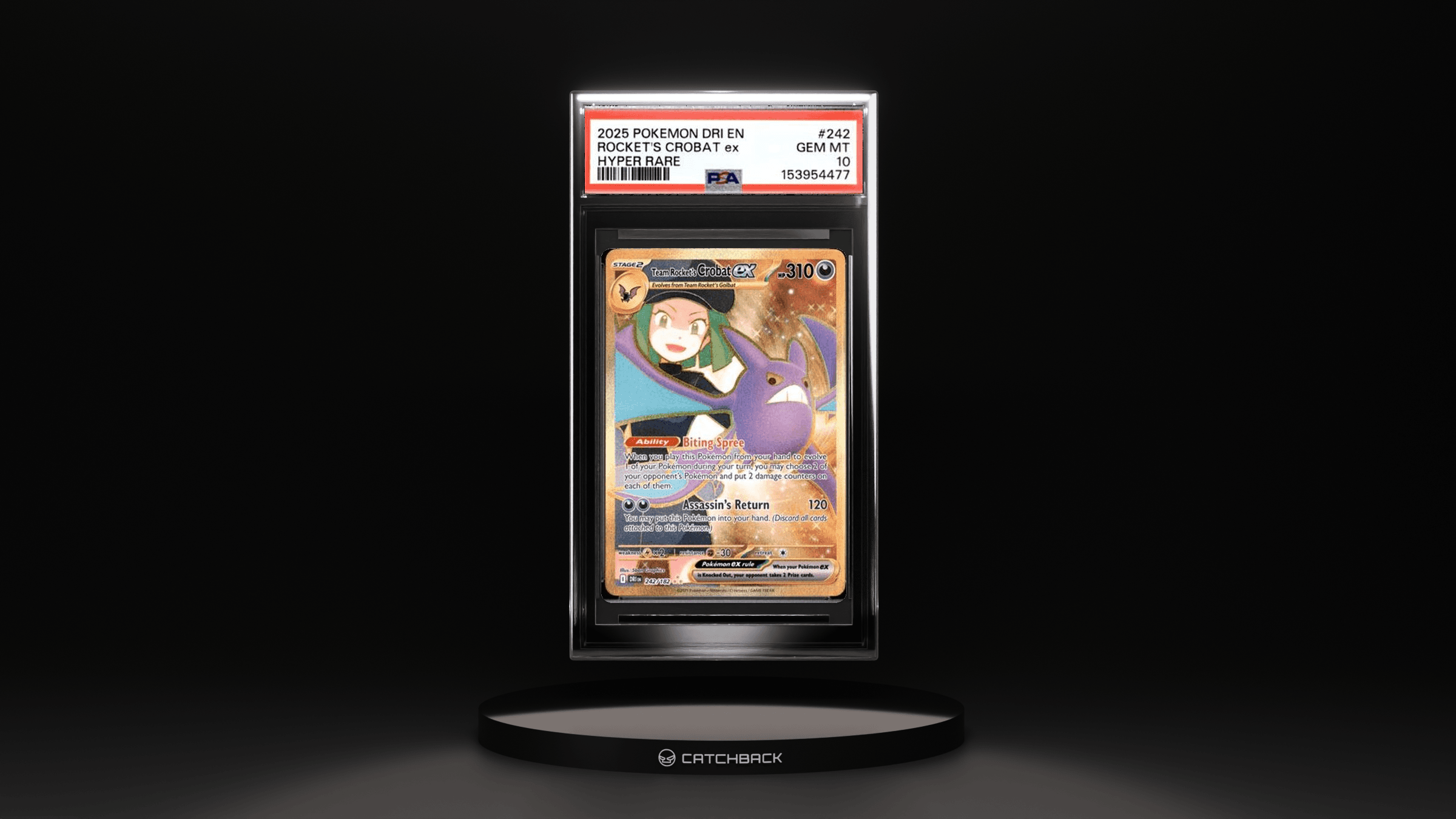 Rocket's Crobat Ex Hyper Rare