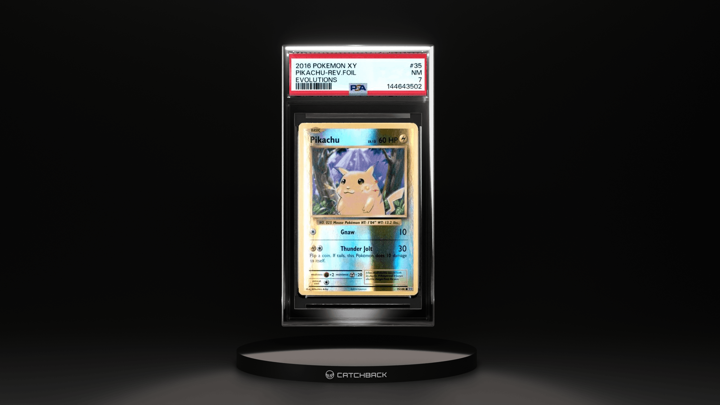 Pikachu-rev.foil Evolutions