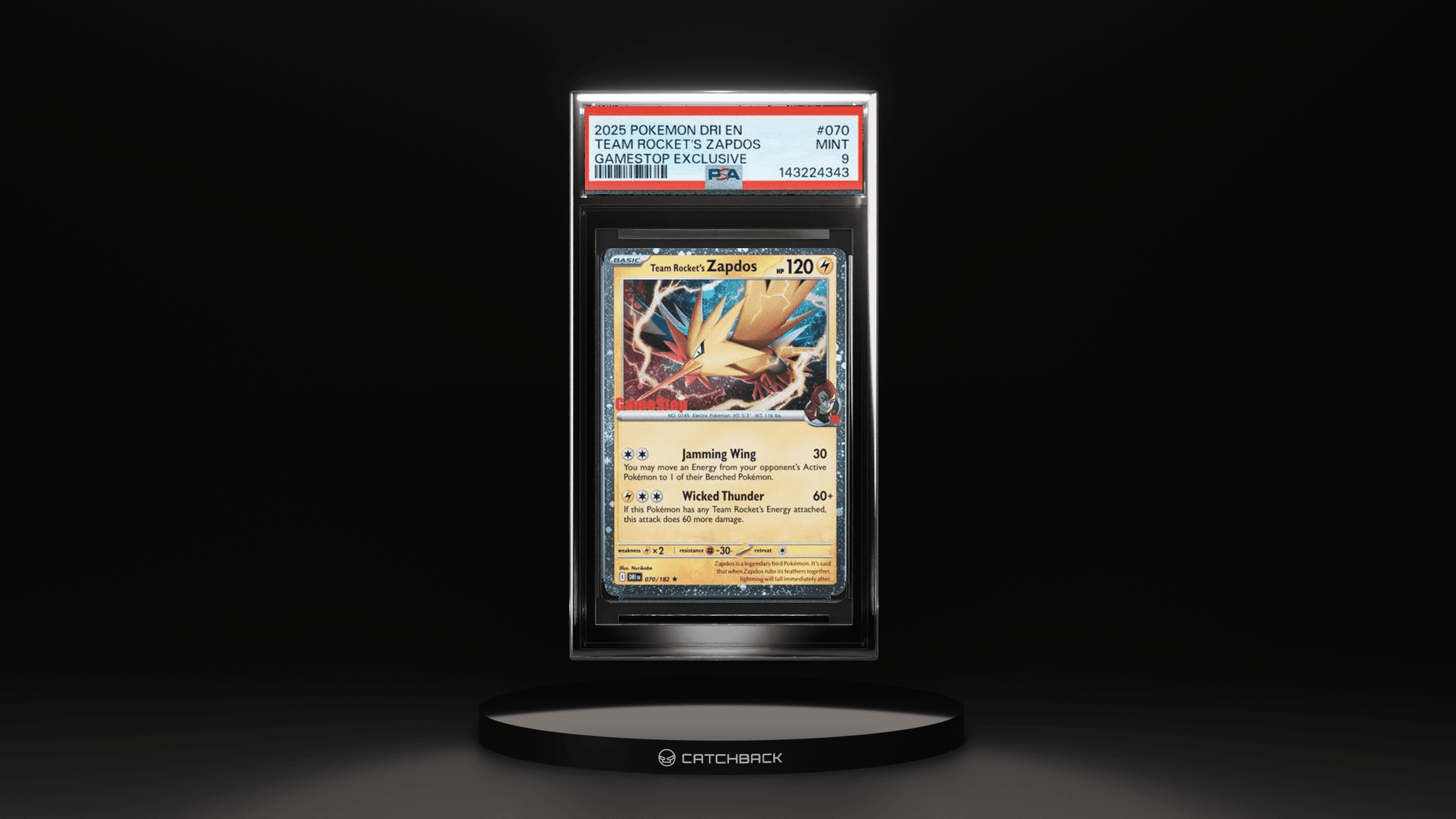 Team Rocket's Zapdos Gamestop Exclusive