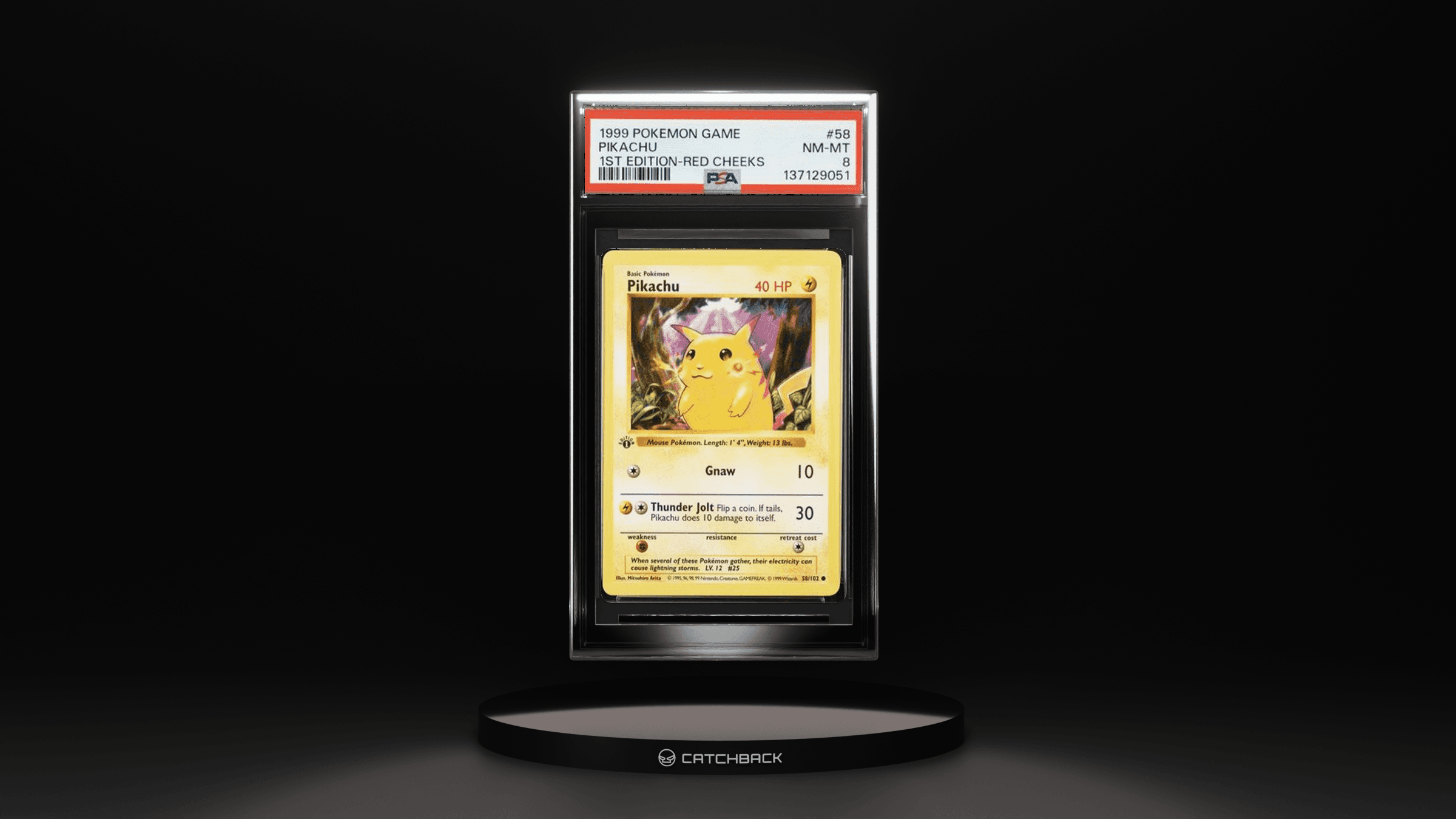 Pikachu 1st Edition-red Cheeks
