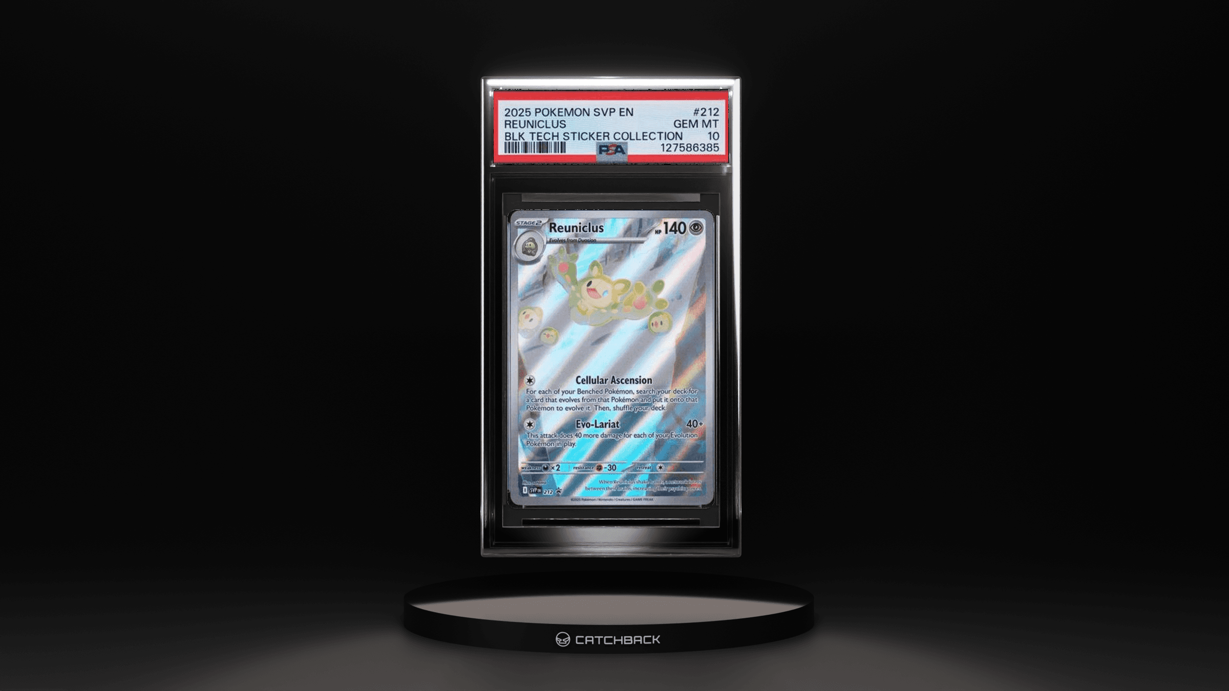 Reuniclus Blk Tech Sticker Collection