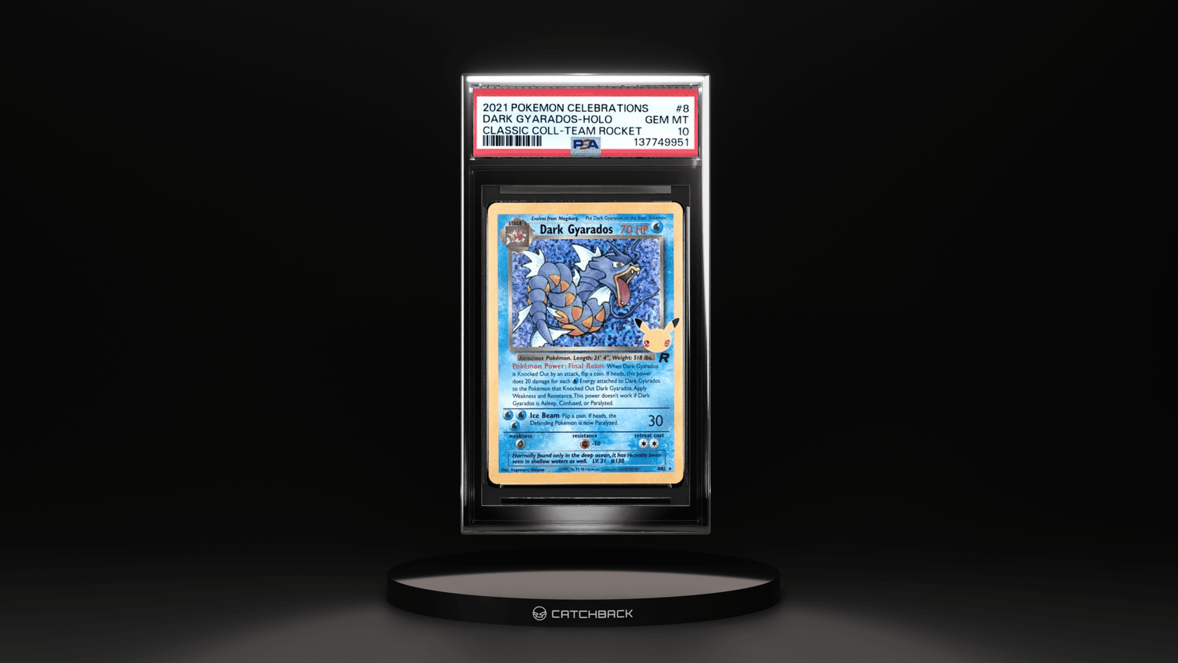 Dark Gyarados-holo Classic Coll-team Rocket