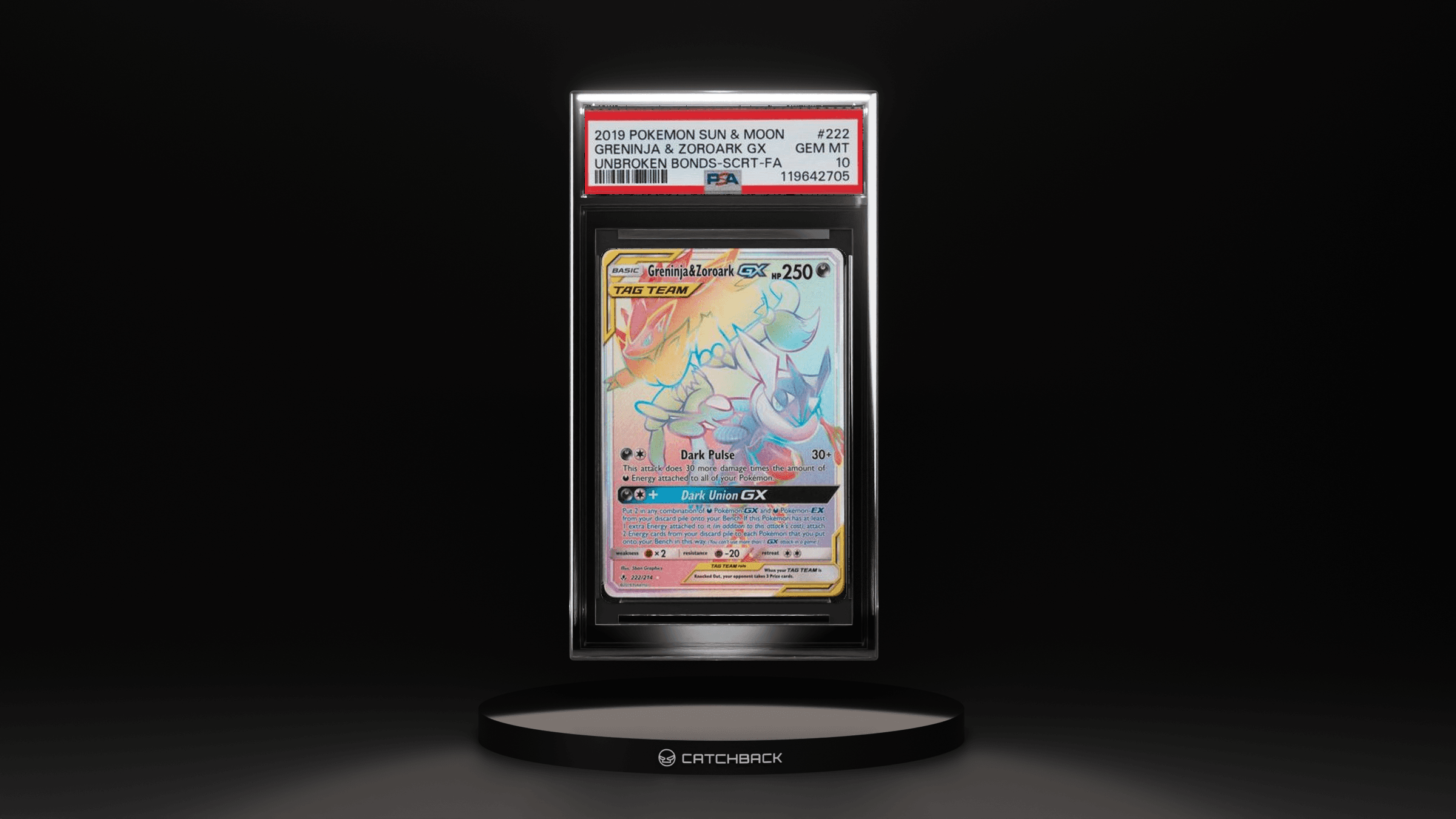 Greninja & Zoroark Gx Unbroken Bonds-scrt-fa