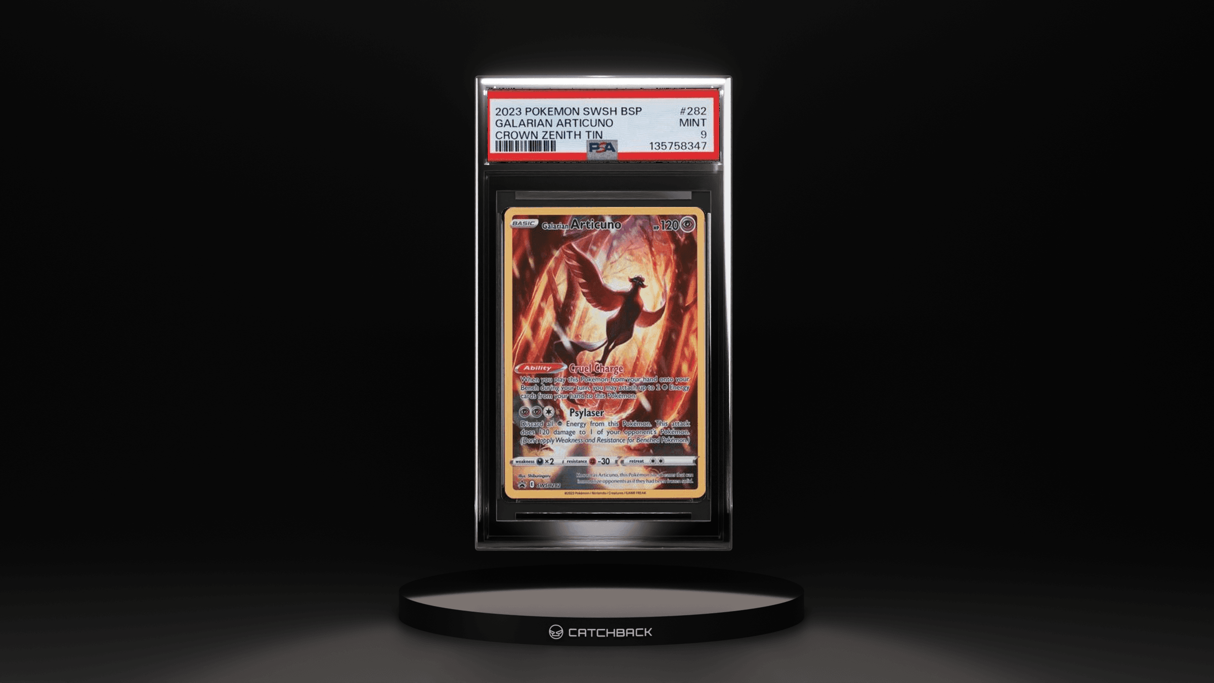 Galarian Articuno Crown Zenith Tin