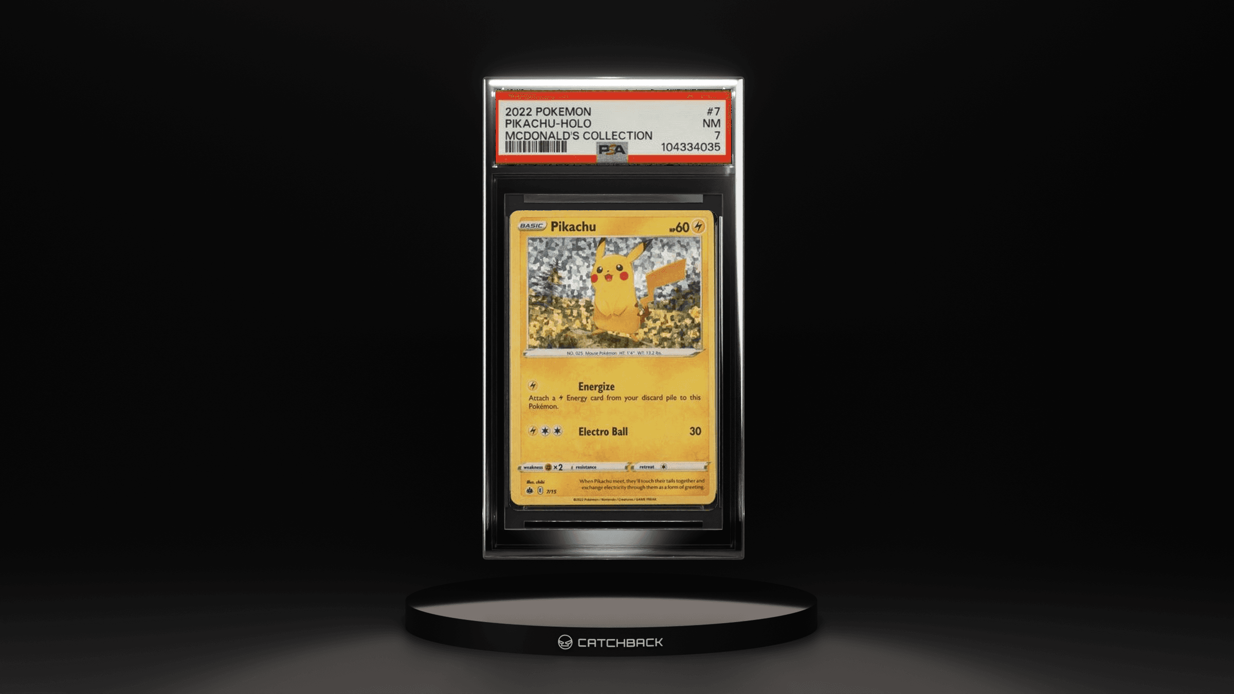 Pikachu-holo Mcdonald's Collection