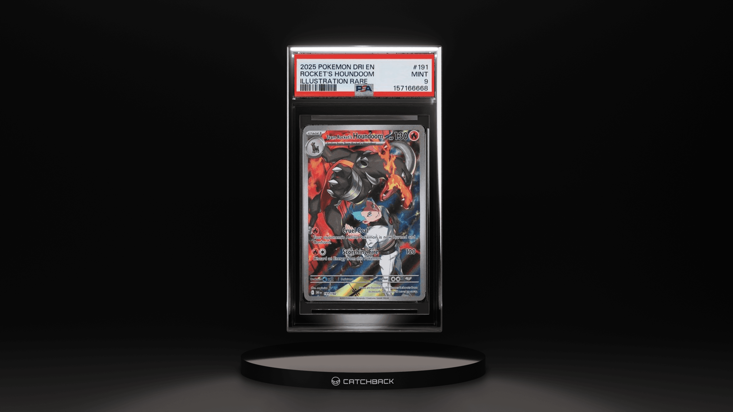 Rocket's Houndoom Illustration Rare