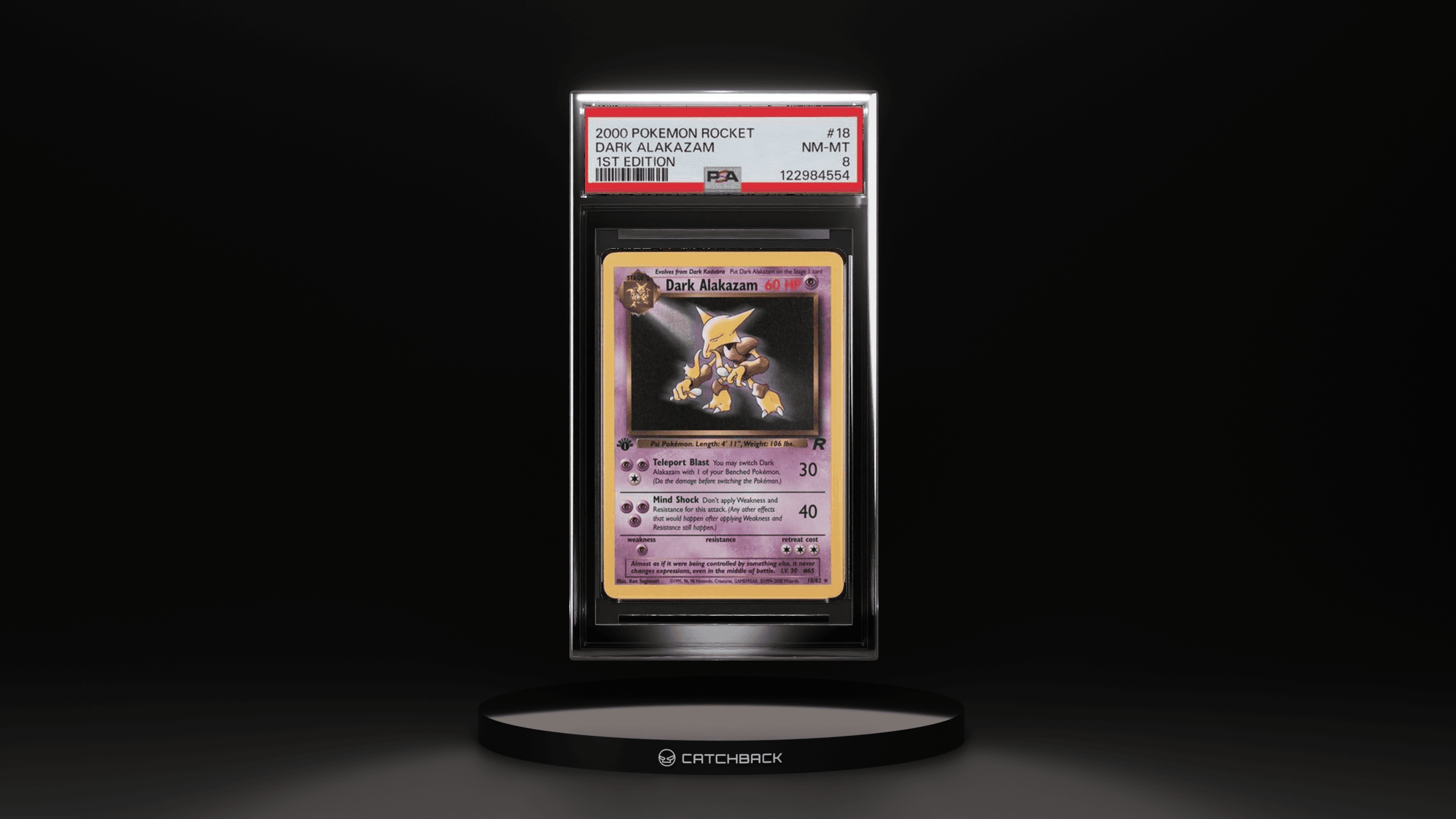 Dark Alakazam 1st Edition