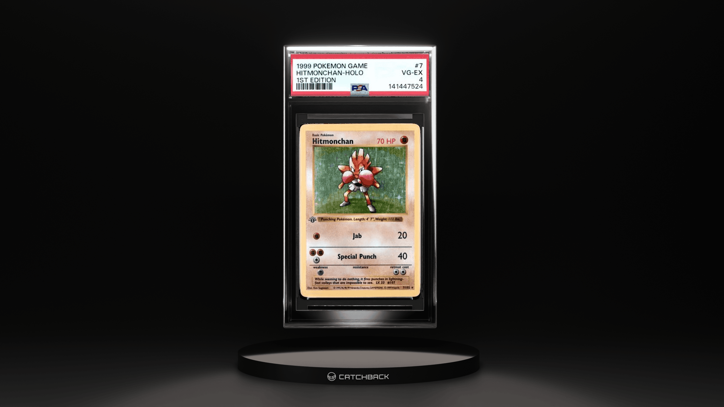 Hitmonchan-holo 1st Edition
