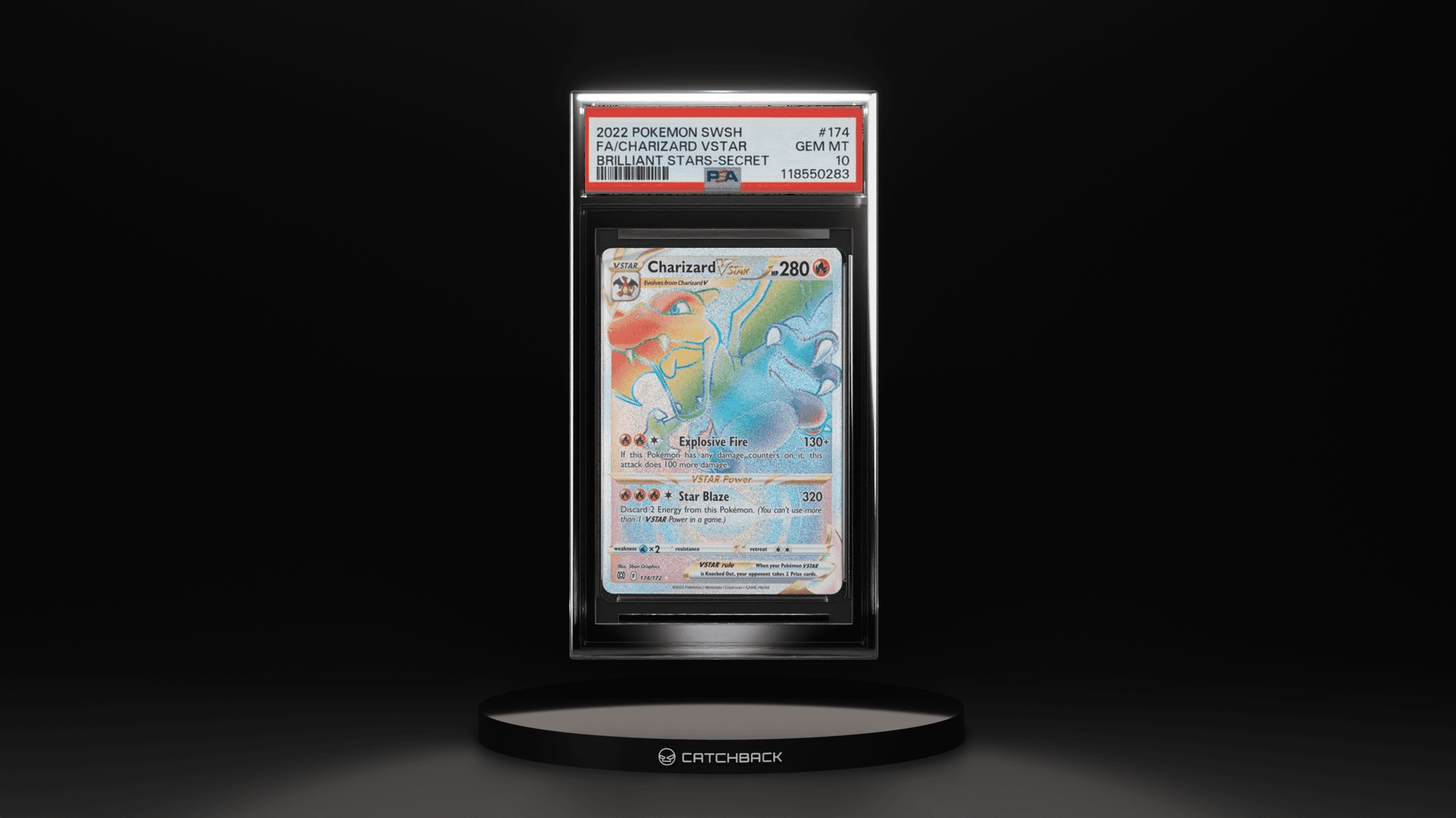 Charizard Vstar Brilliant Stars-secret