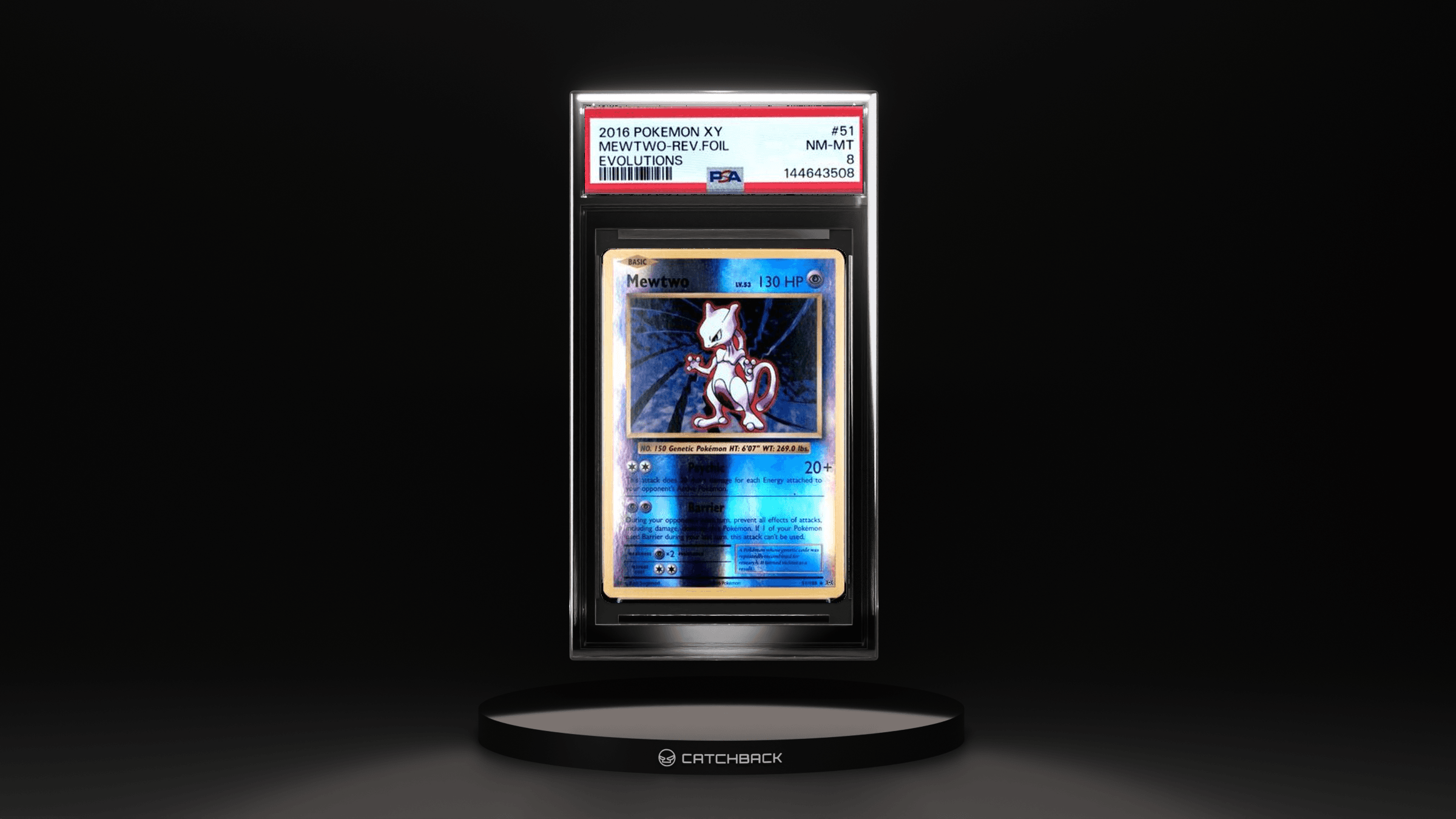 Mewtwo-rev.foil Evolutions