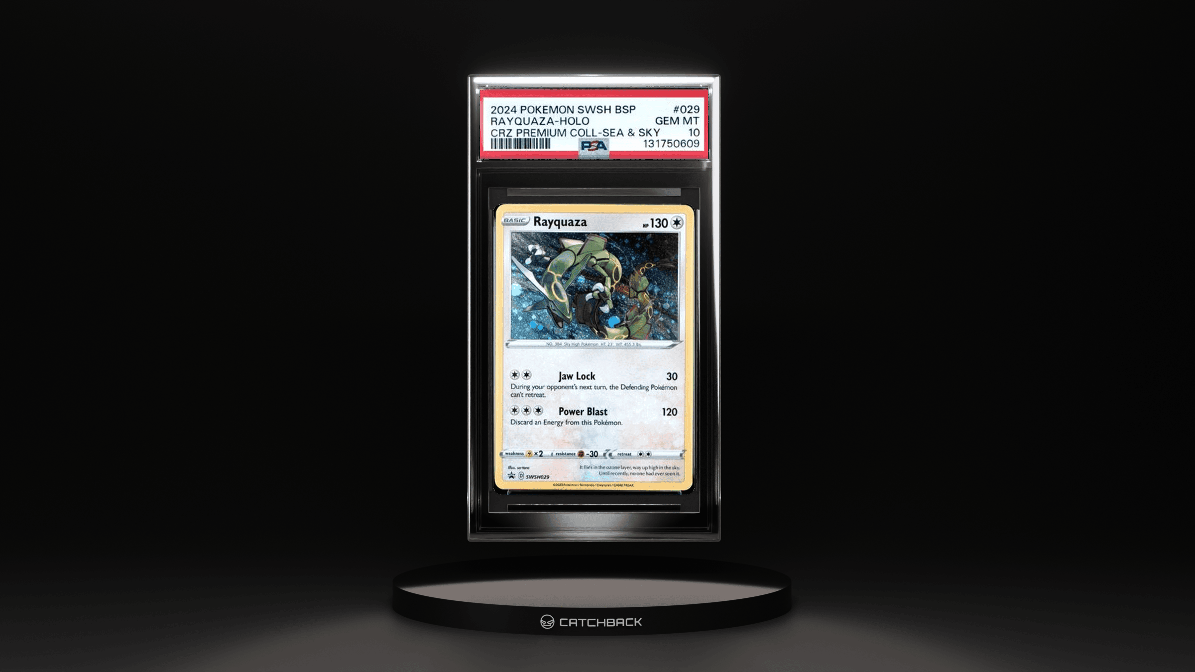 Rayquaza-holo Crz Premium Coll-sea & Sky