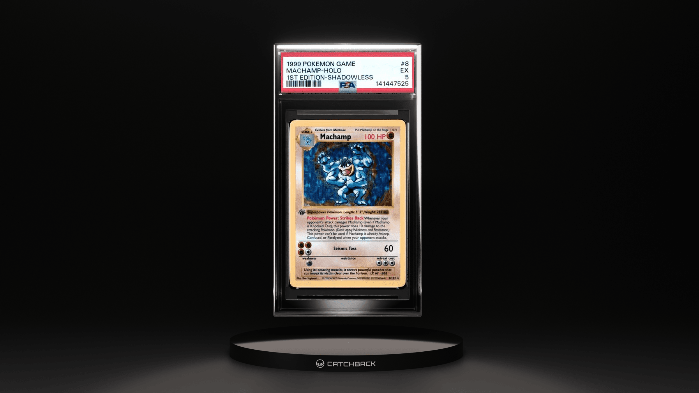 Machamp-holo 1st Edition-shadowless