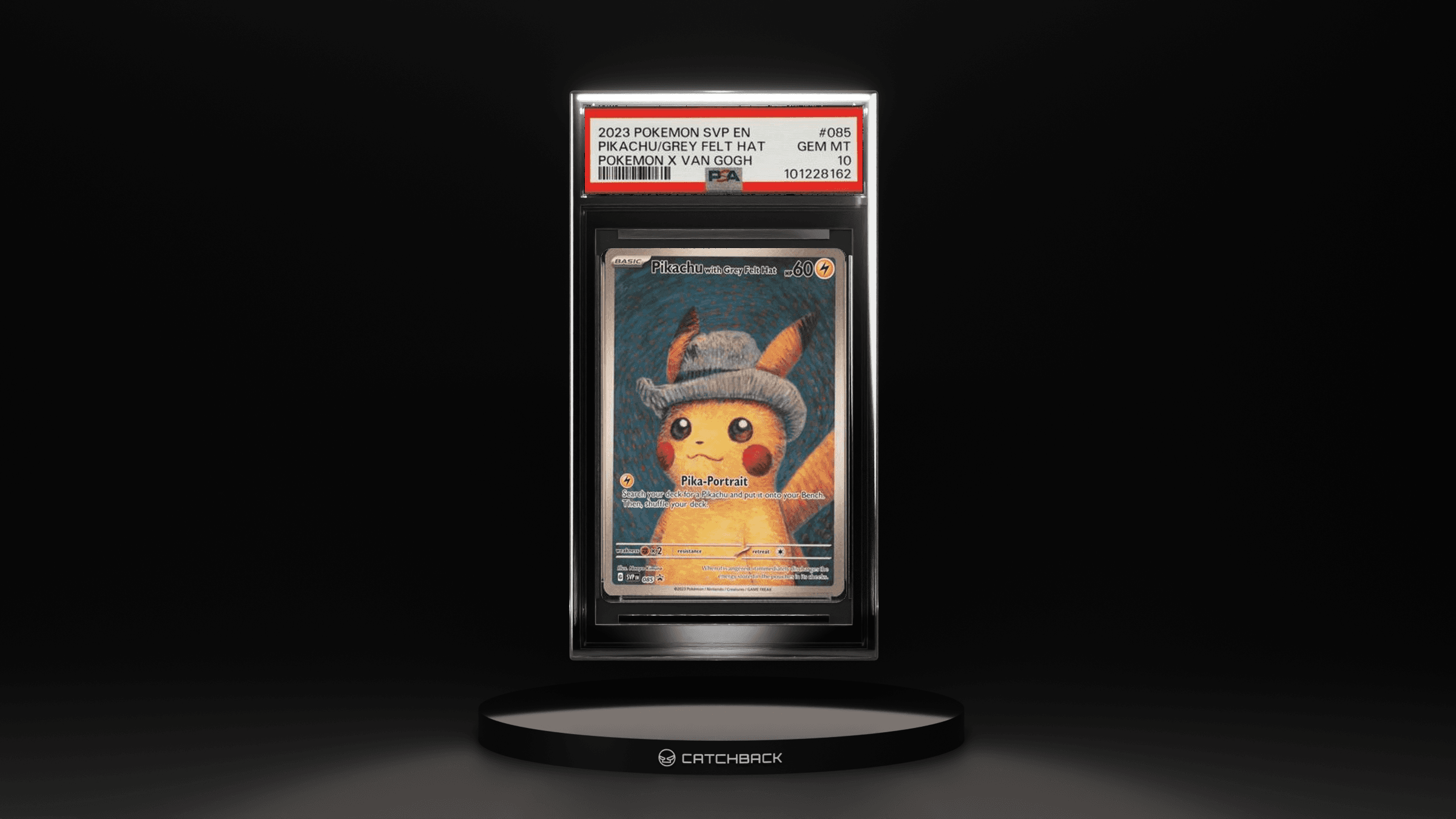 Pikachu/ Grey Felt Hat Pokemon X Van Gogh