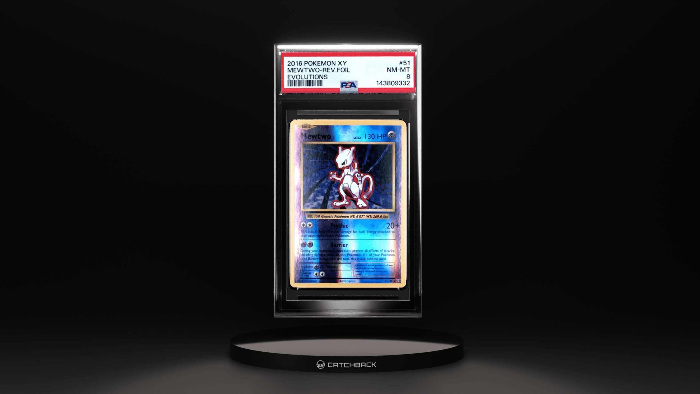 Mewtwo-rev.foil Evolutions