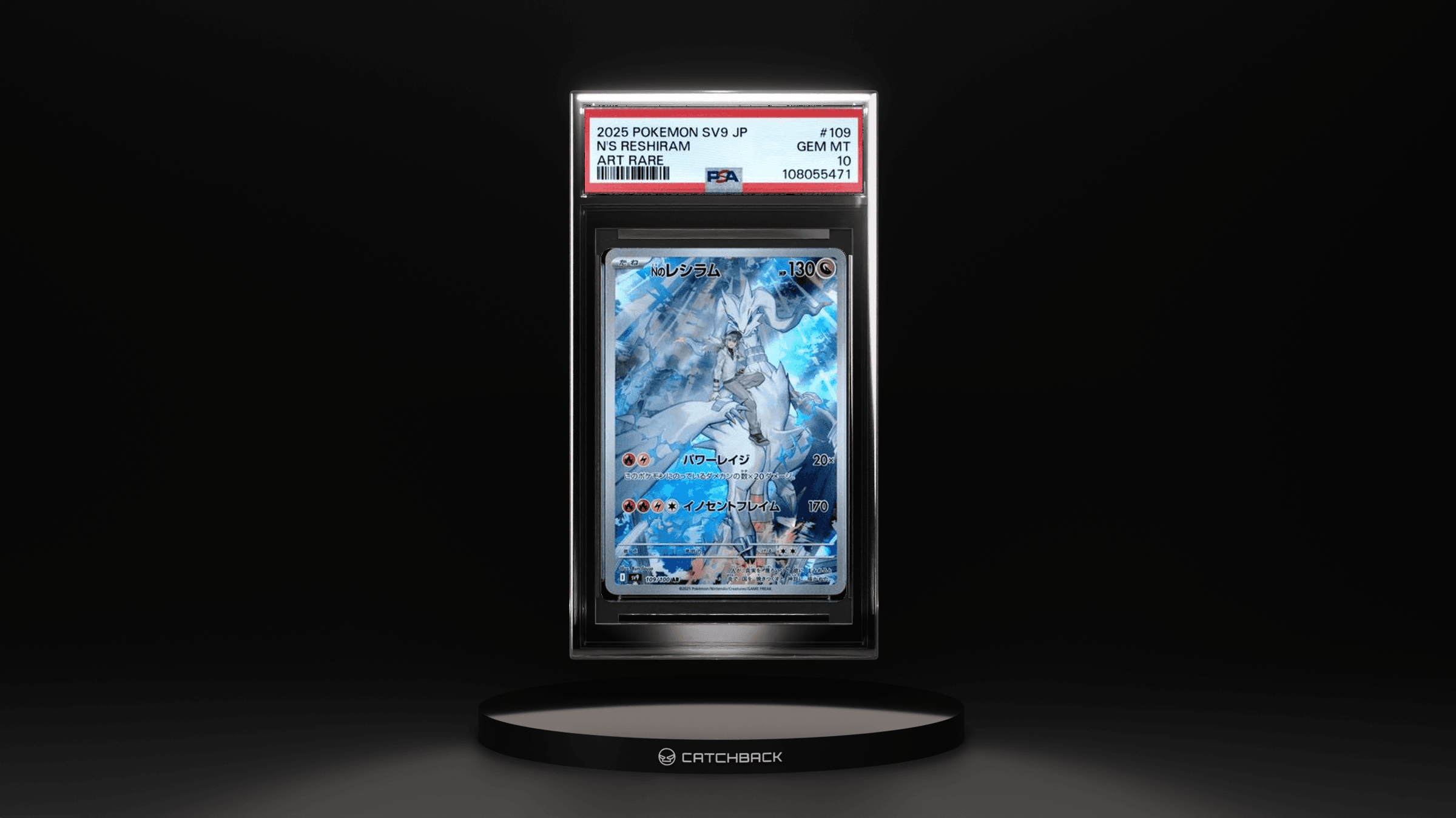 Japanese N's Reshiram Art Rare