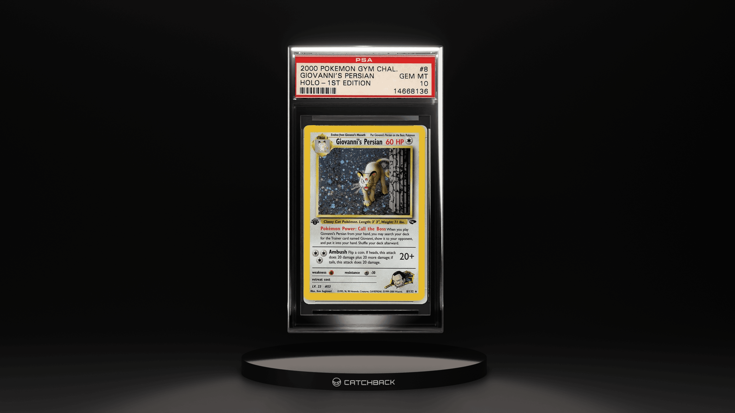 Giovanni's Persian Holo-1st Edition