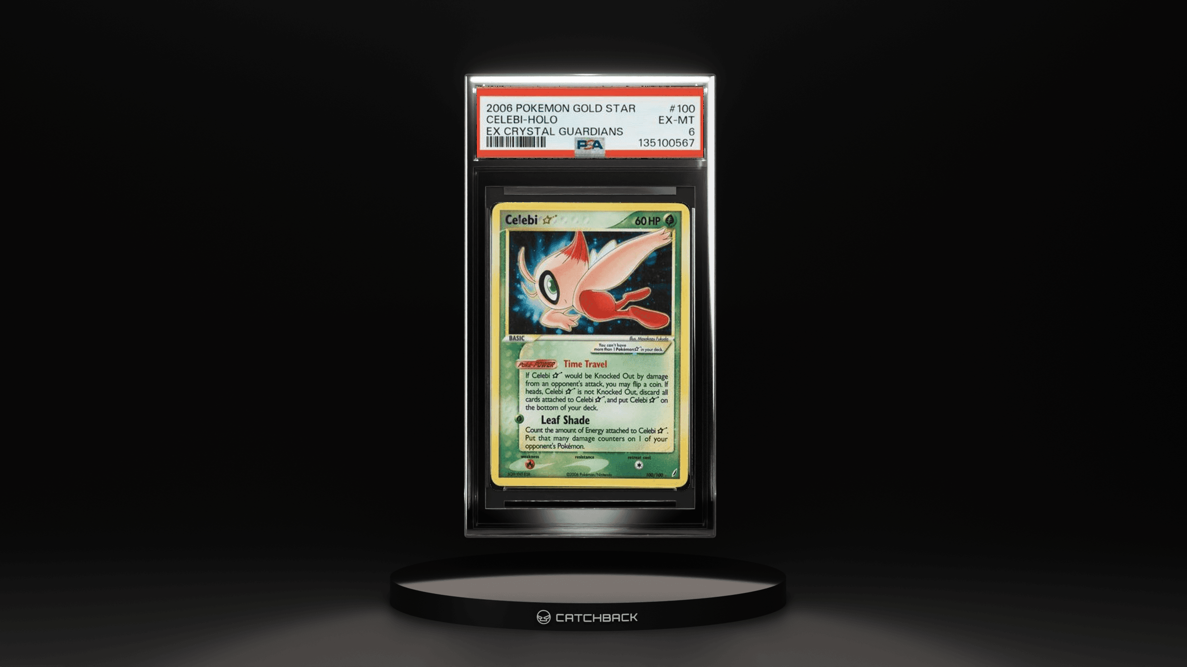 Celebi-holo Ex Crystal Guardians