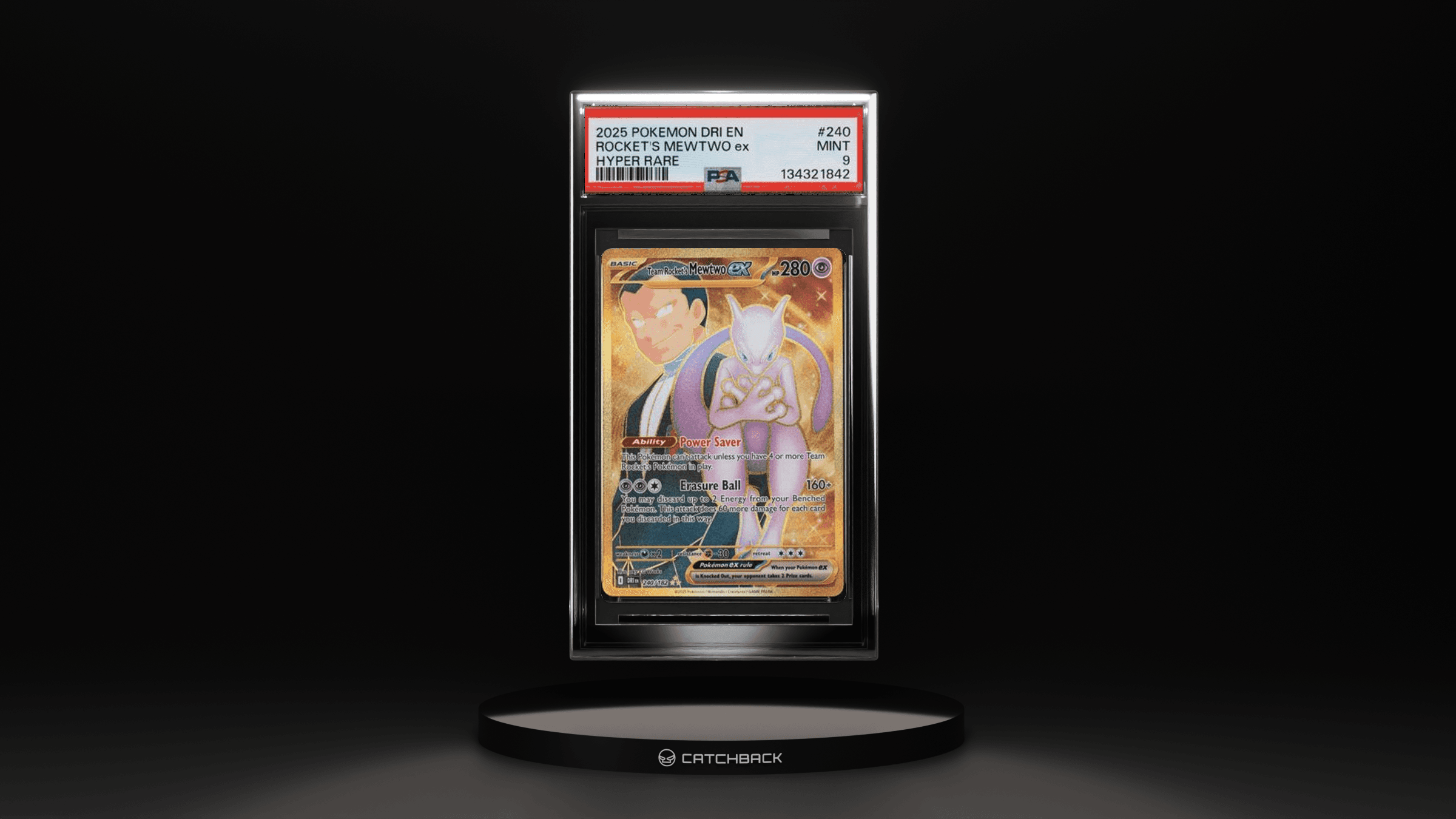 Rocket's Mewtwo Ex Hyper Rare
