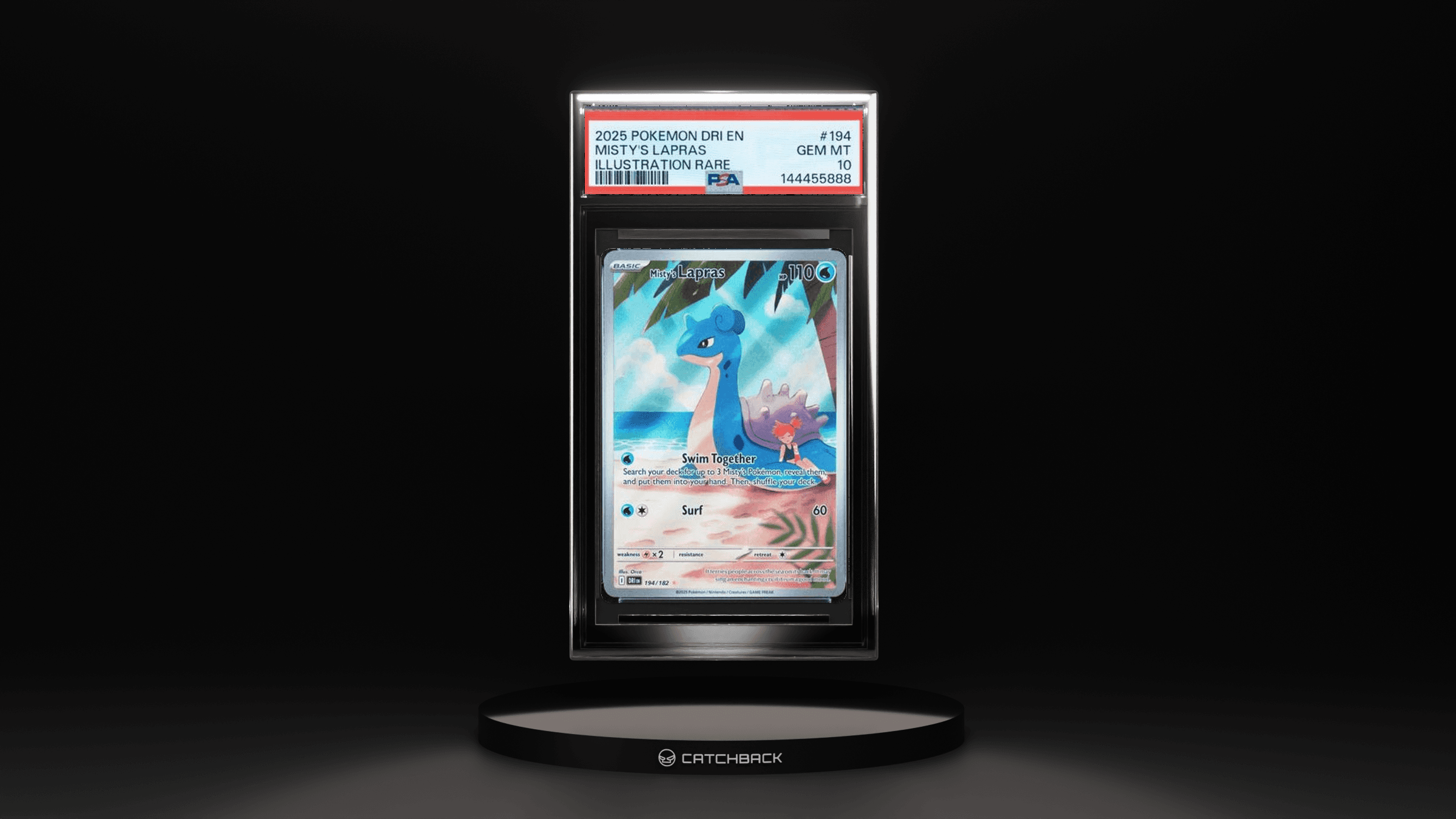 Misty's Lapras Illustration Rare