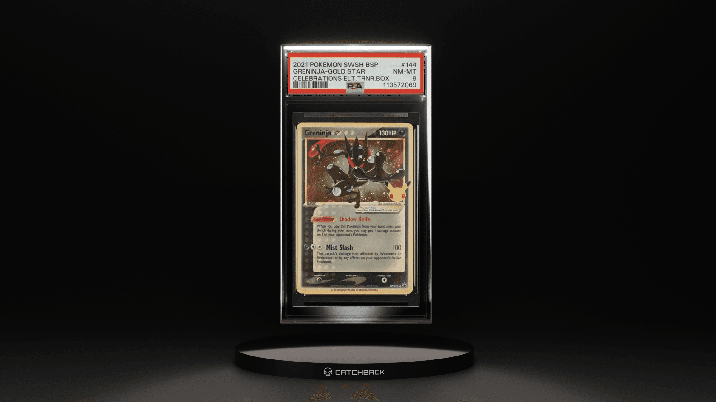Greninja-gold Star Celebrations Elt.trnr.box